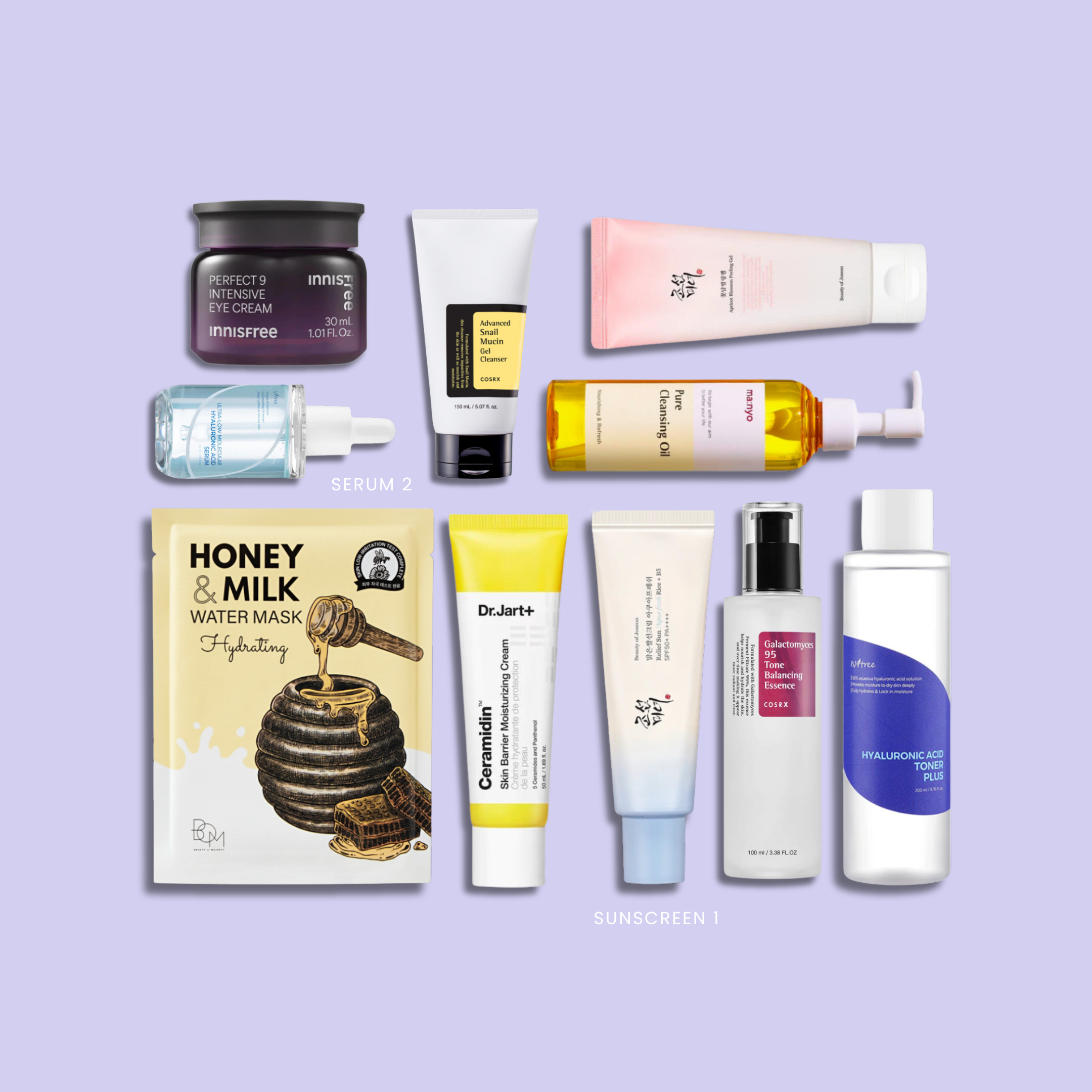 10-Step Ultimate Radiance Skincare Routine Normal/Dry Skin | OoshTush | K-beauty