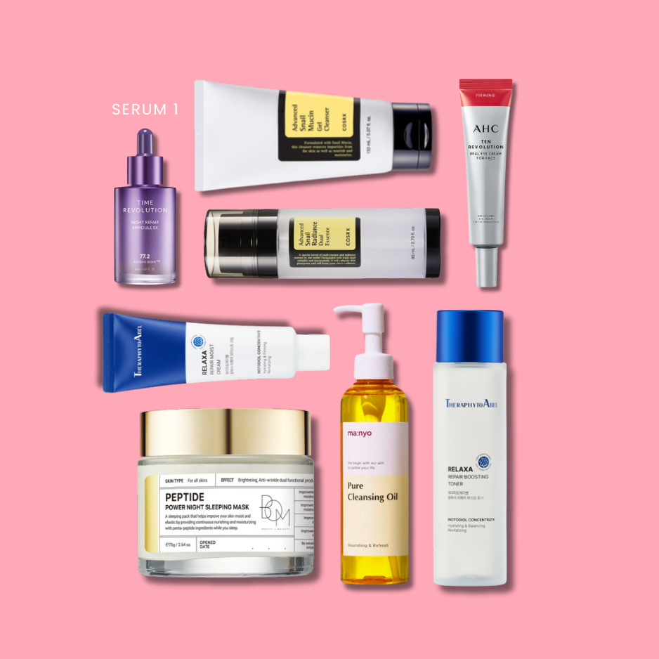 8-Step Age Control Skincare Routine (Morning & Night) | OoshTush | K-beauty | Free Shipping Over $50