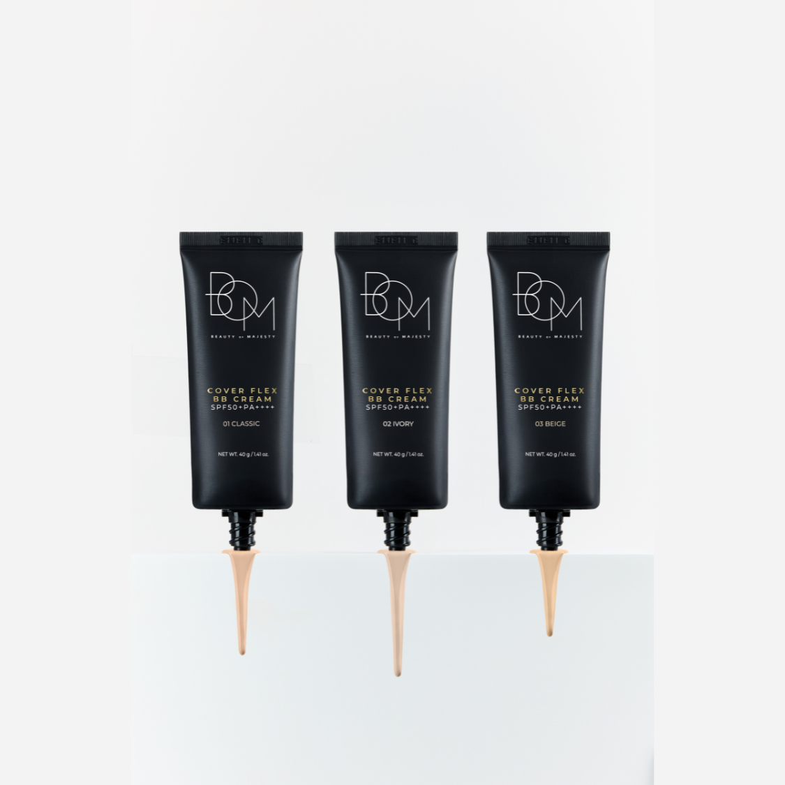 BOM Cover Flex BB Cream SPF50+ PA++++ 40g | K-Beauty | Korean Skincare
