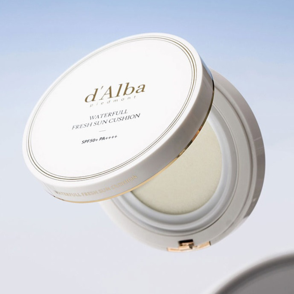 d’Alba Waterfull Sun Cushion SPF50+ | Hydrating Sunscreen