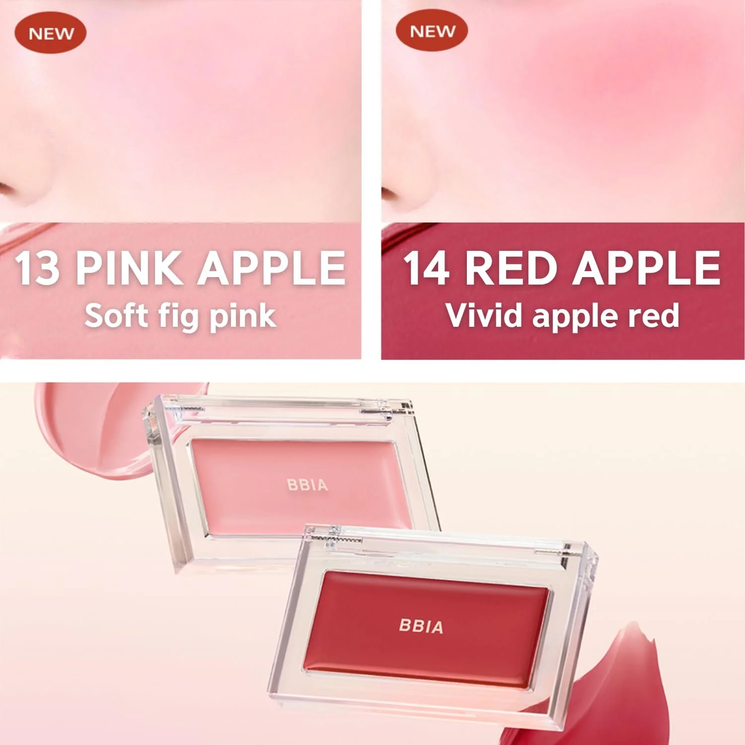 BBIA Downy Cheek 3.5g: Soft Cream Blush for Flushed Look