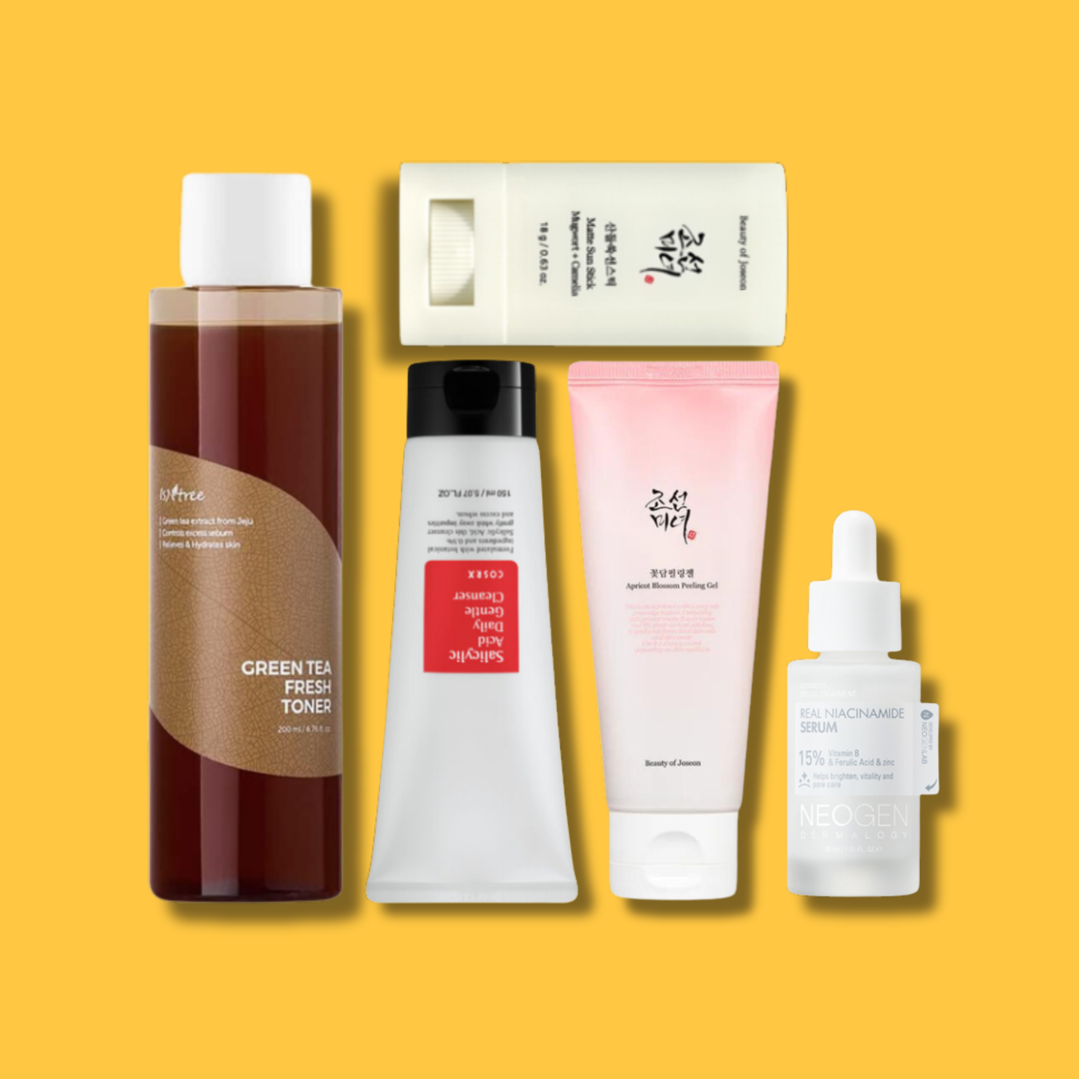 5-Step Shine-Free Skincare Routine for Oily Skin | OoshTush | K-beauty | Free Shipping Over $50 USD