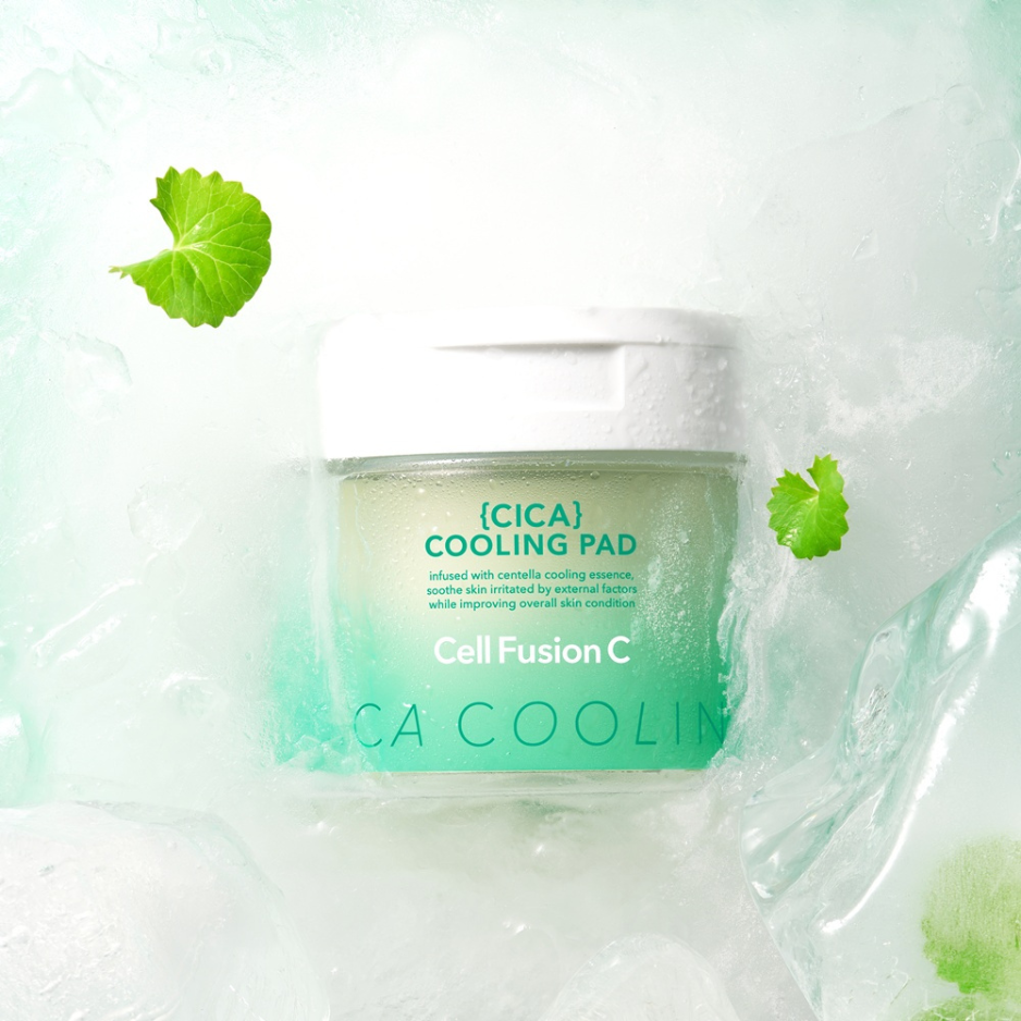 Cell Fusion C Cooling Pads - Redness Relief & Skin Hydration