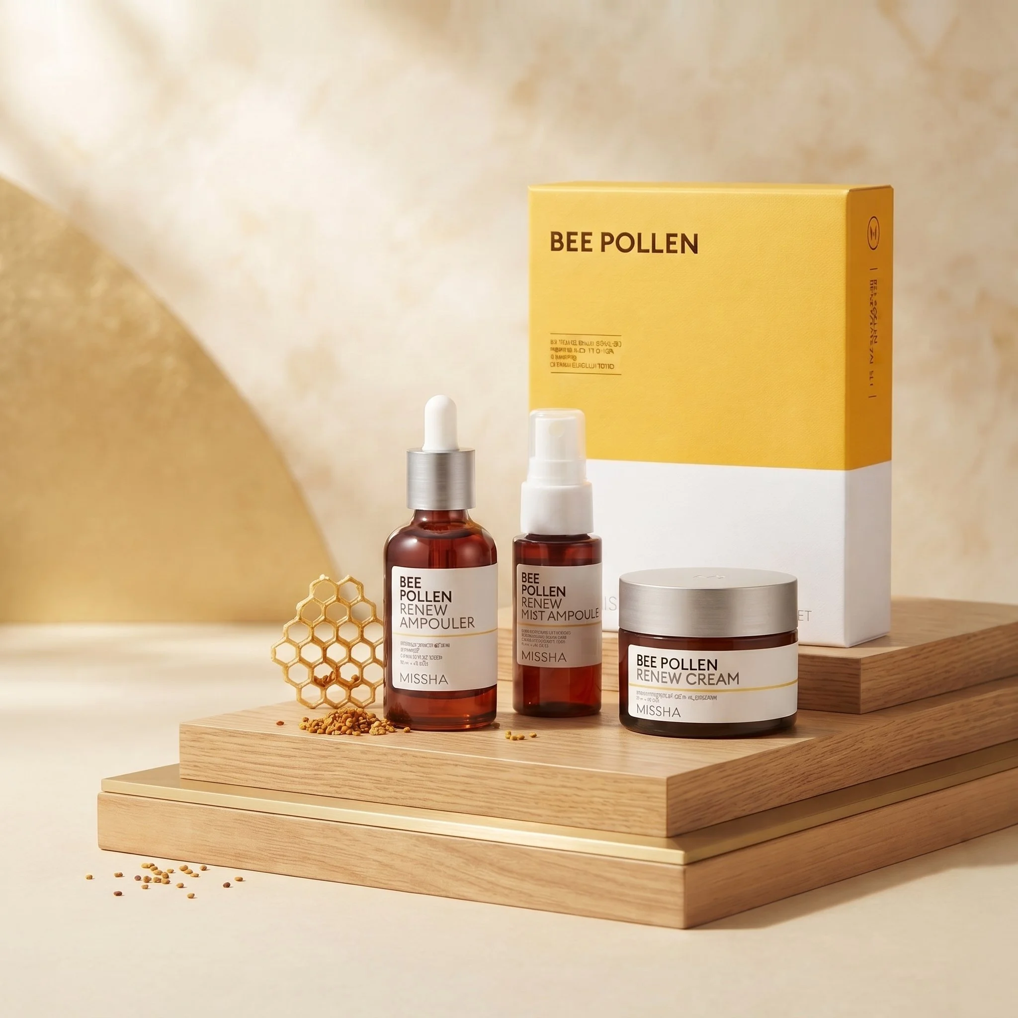 Missha Bee Pollen Renew Special Set 3 items