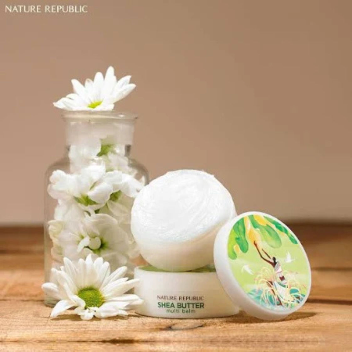 Nature Republic Shea Butter Moist Steam Cream 100ml | OoshTush | K-Beauty | Korean Skincare