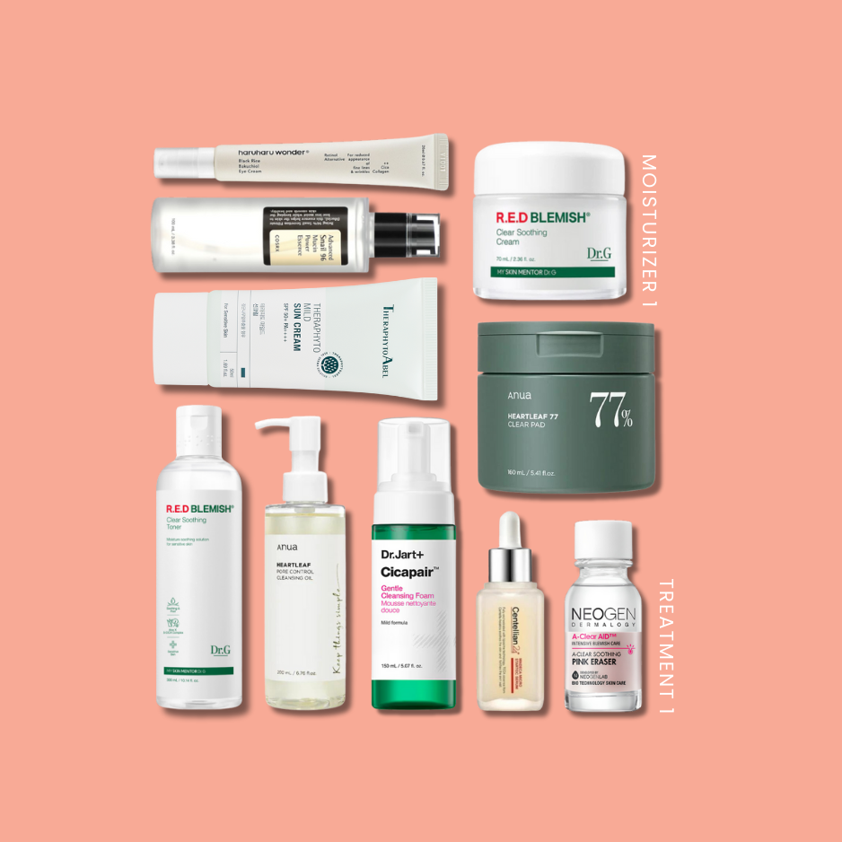 K-Beauty 10-Step Nourishing Skincare Routine (Sensitive/Acne-prone) | OoshTush | K-beauty | Korean Skincare