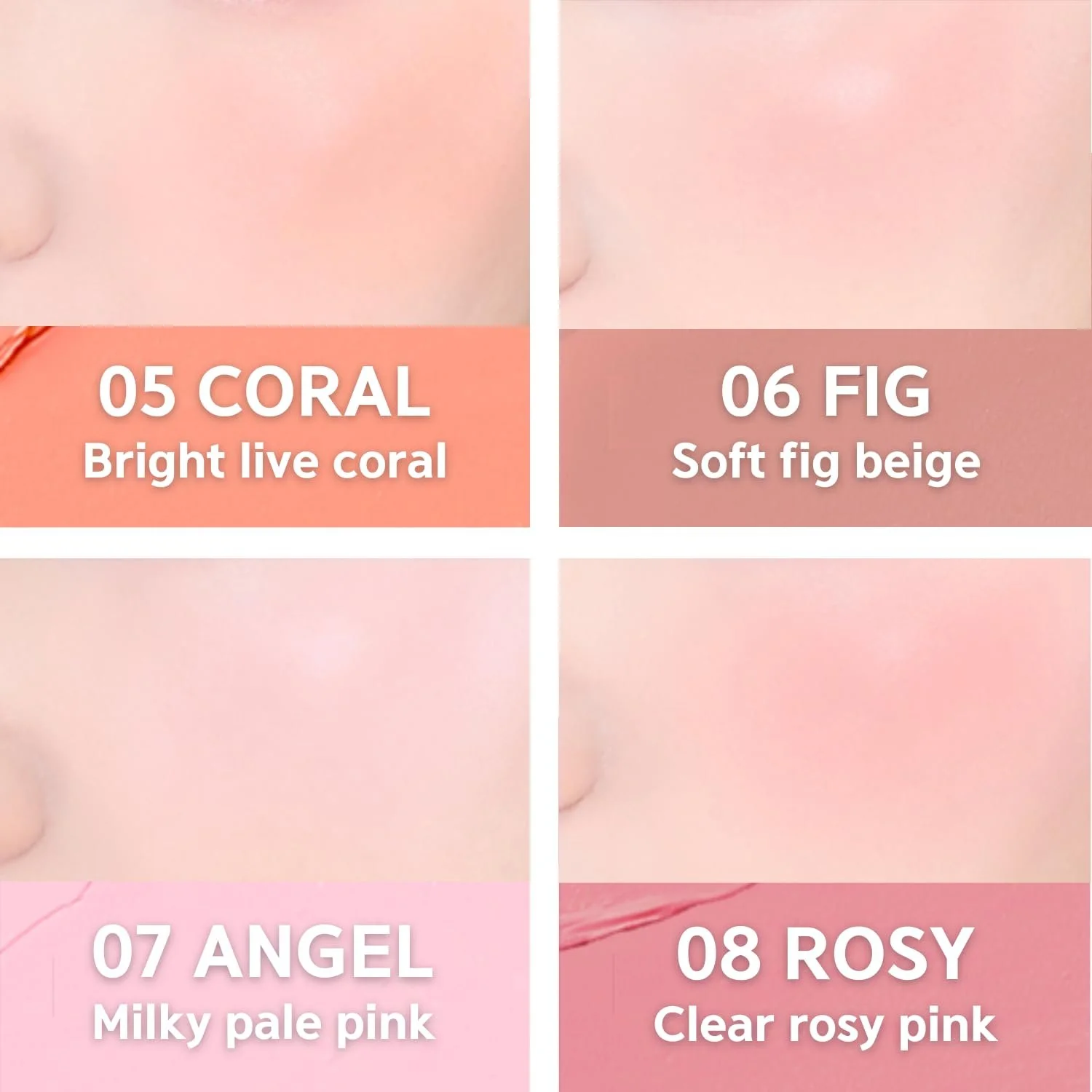 BBIA Downy Cheek 3.5g: Soft Cream Blush for Flushed Look