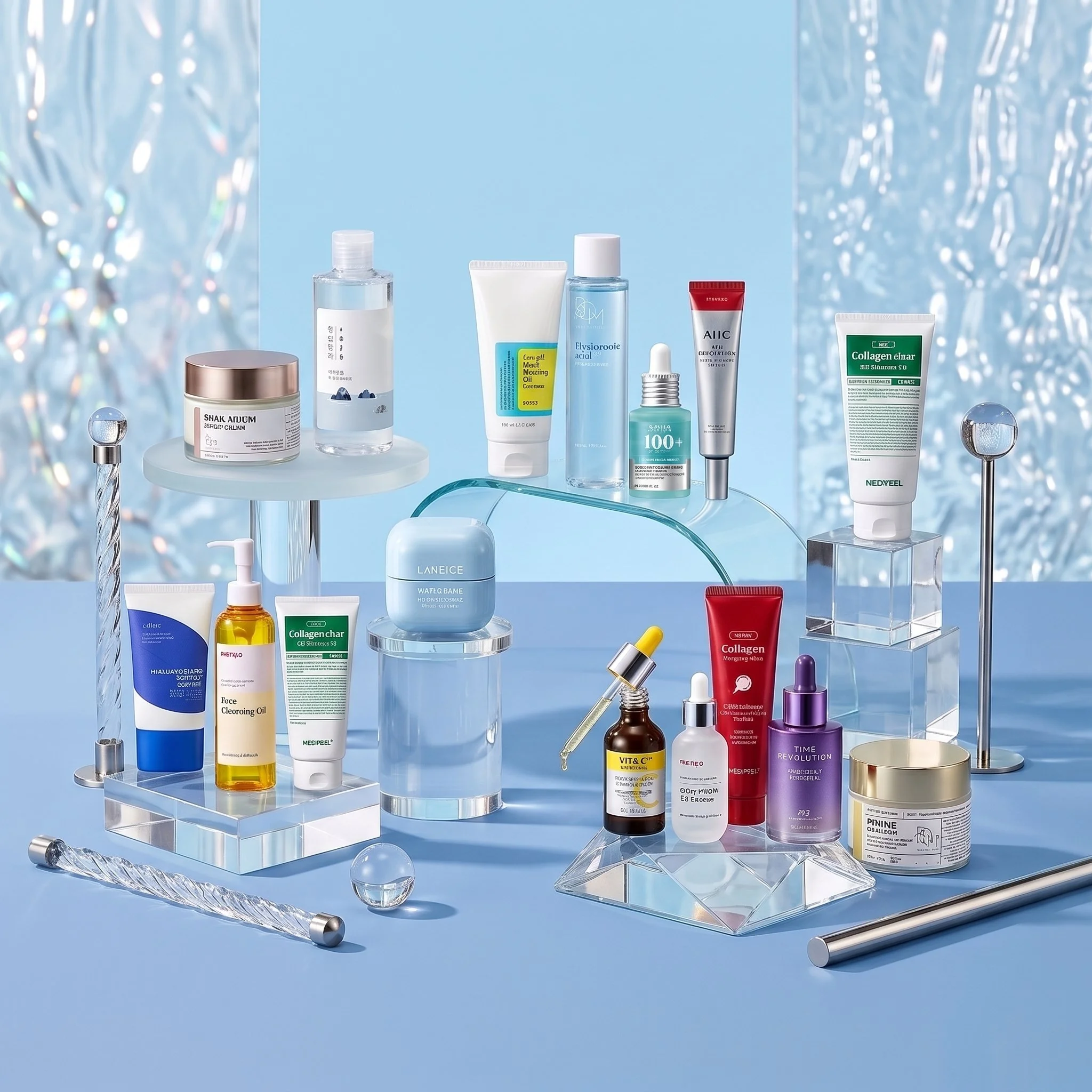 7-Step Glass Skin Routine (Morning & Night) | OoshTush | K-beauty | Global Free Shipping Available