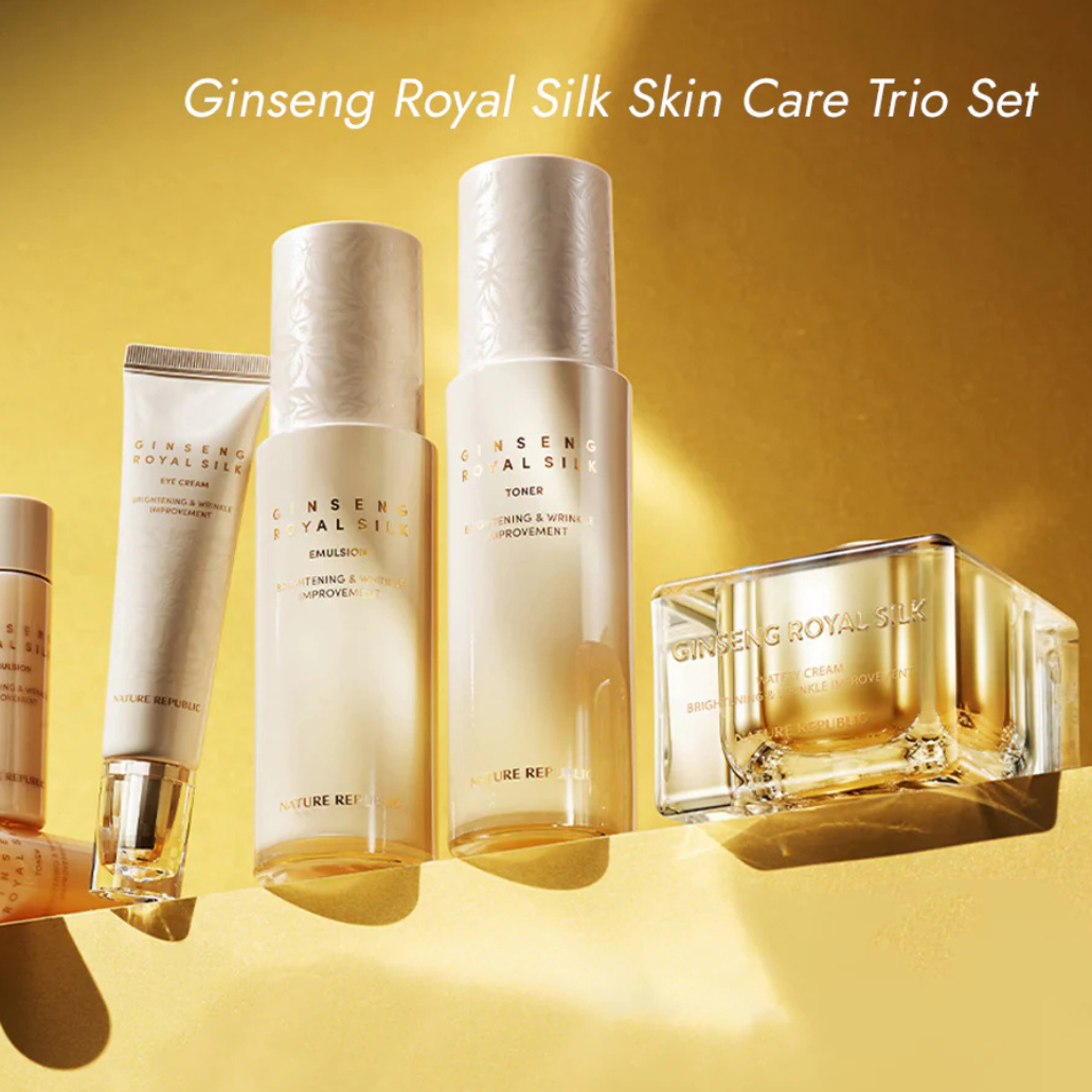 Nature Republic Ginseng Royal Silk Skin Care Trio Set