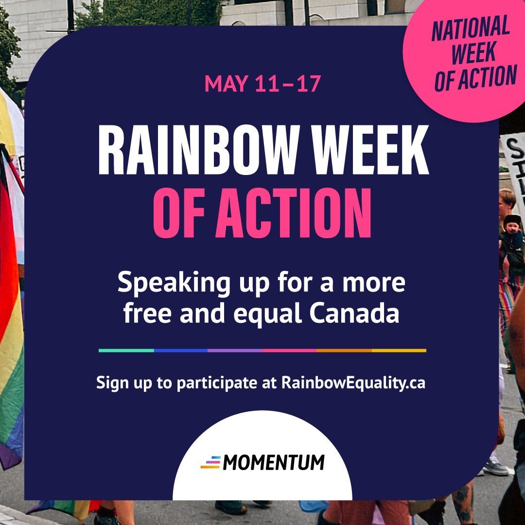 🙌 CALL TO ACTION 🙌

Today marks the start of the National Rainbow Week of Action, hosted by @queermomentum in partnership with organizations and communities across the country! Throughout this week, we are lifting up our voices to urge governments 