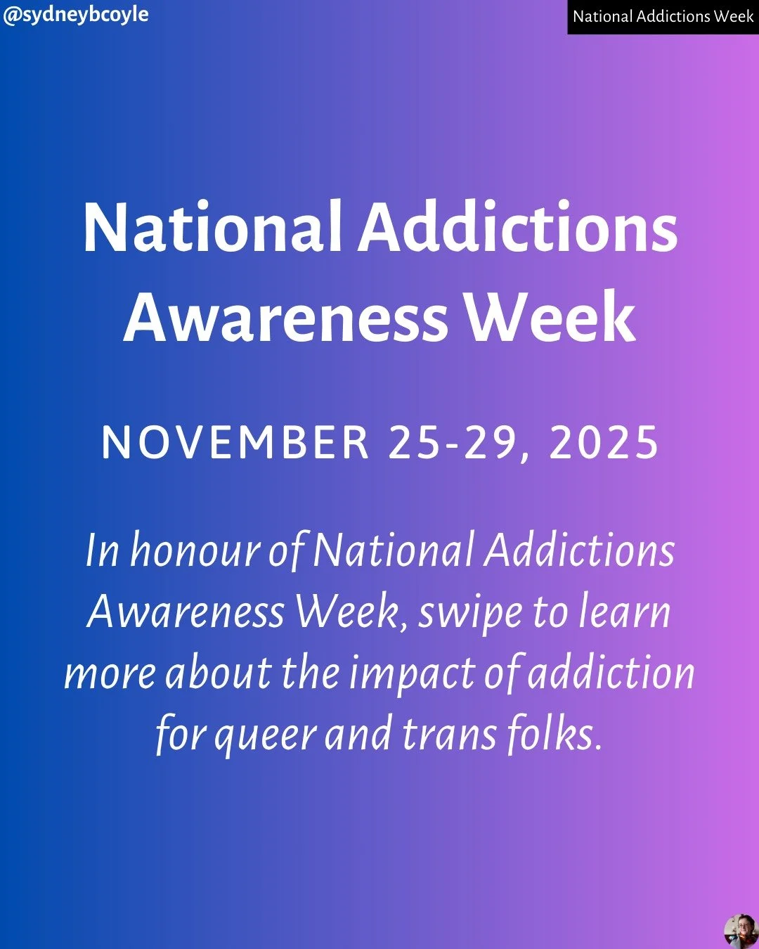 This week is national addictions week. Addiction is an issue that affects many people, which is why it's vital to challenge stigma and ensure access to resources for people who are struggling. Swipe to learn more.

#nationaladdictionsweek
#addictiona