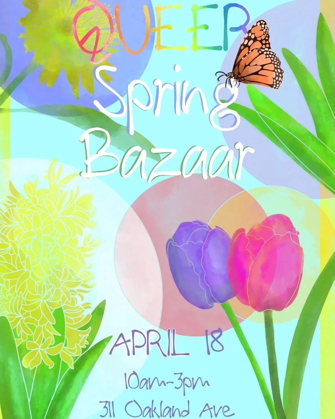 I'm excited to join @wortleypride for the Queer Spring Bazaar tomorrow in London! Come shop local queer artists and creatives! 🏳️&zwj;🌈 🏳️&zwj;⚧️