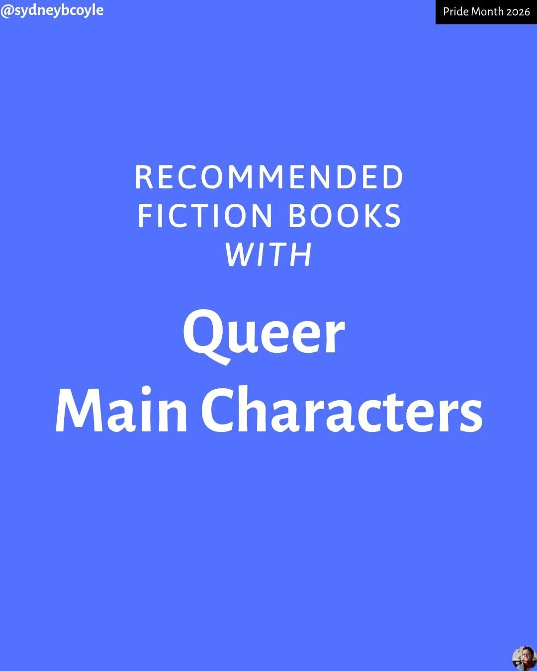 Sunday's a great time to kick back with a fun book! Check out some top recommended fiction books that feature queer main characters.

#bookrecommendations
#queerbooks
#transbooks
#queerfiction
#lgbtqbooks
#pridemonth
#pride
#pride2026
#queer
#trans