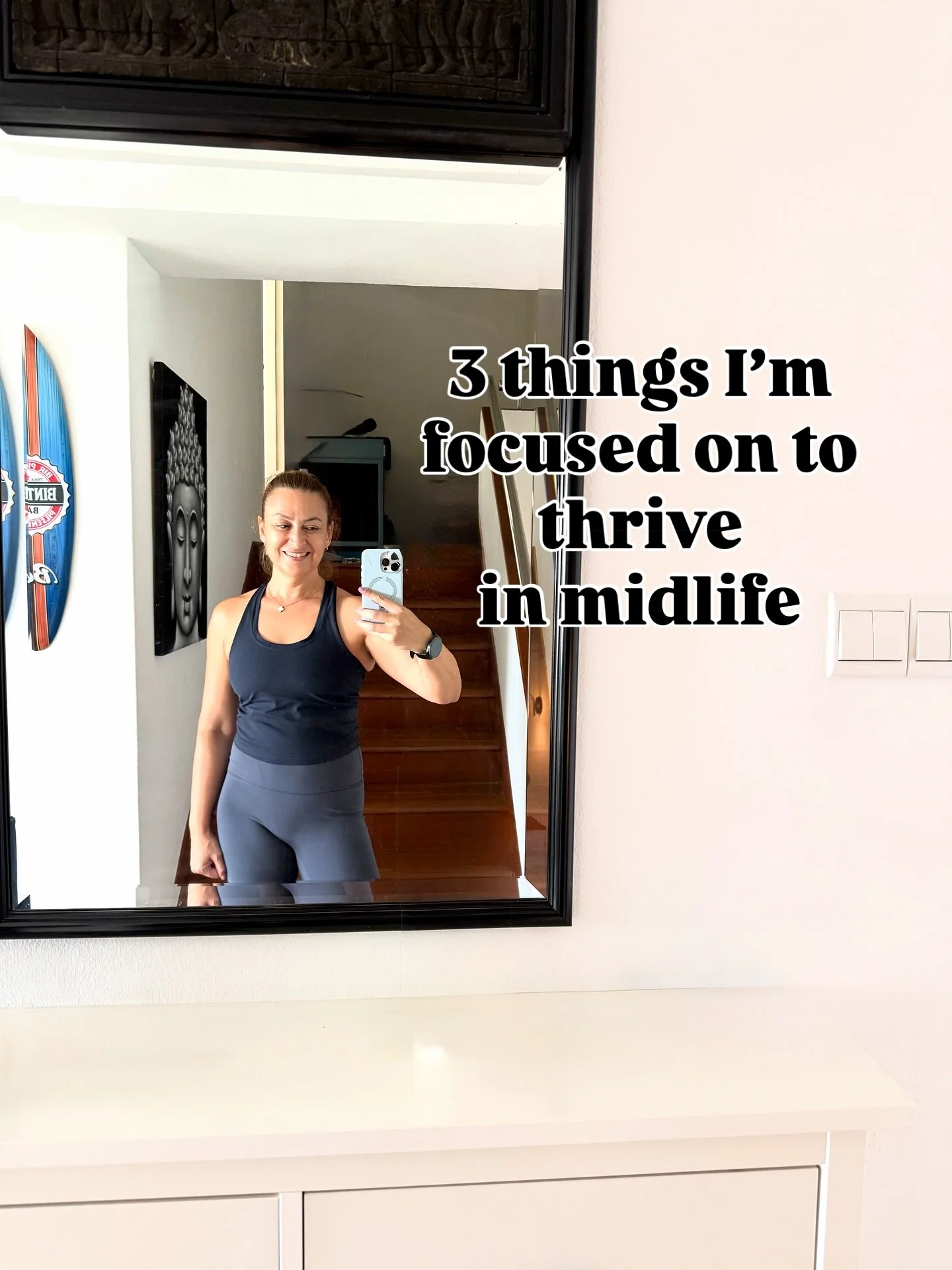 🌸 Midlife has taught me that thriving looks different now &mdash; and that&rsquo;s a good thing

💪 Lifting heavier, not stressing over the number on a scale
🥗 Eating to reduce inflammation, not restriction to reduce bloating and weight gain
🧘&zwj