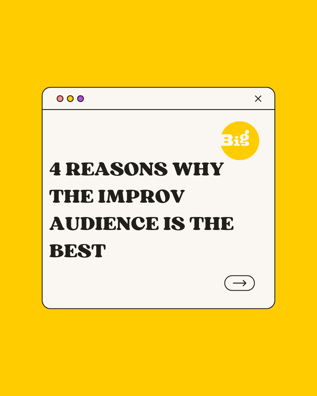 4 Reasons Why the Improv Audience Is the Best