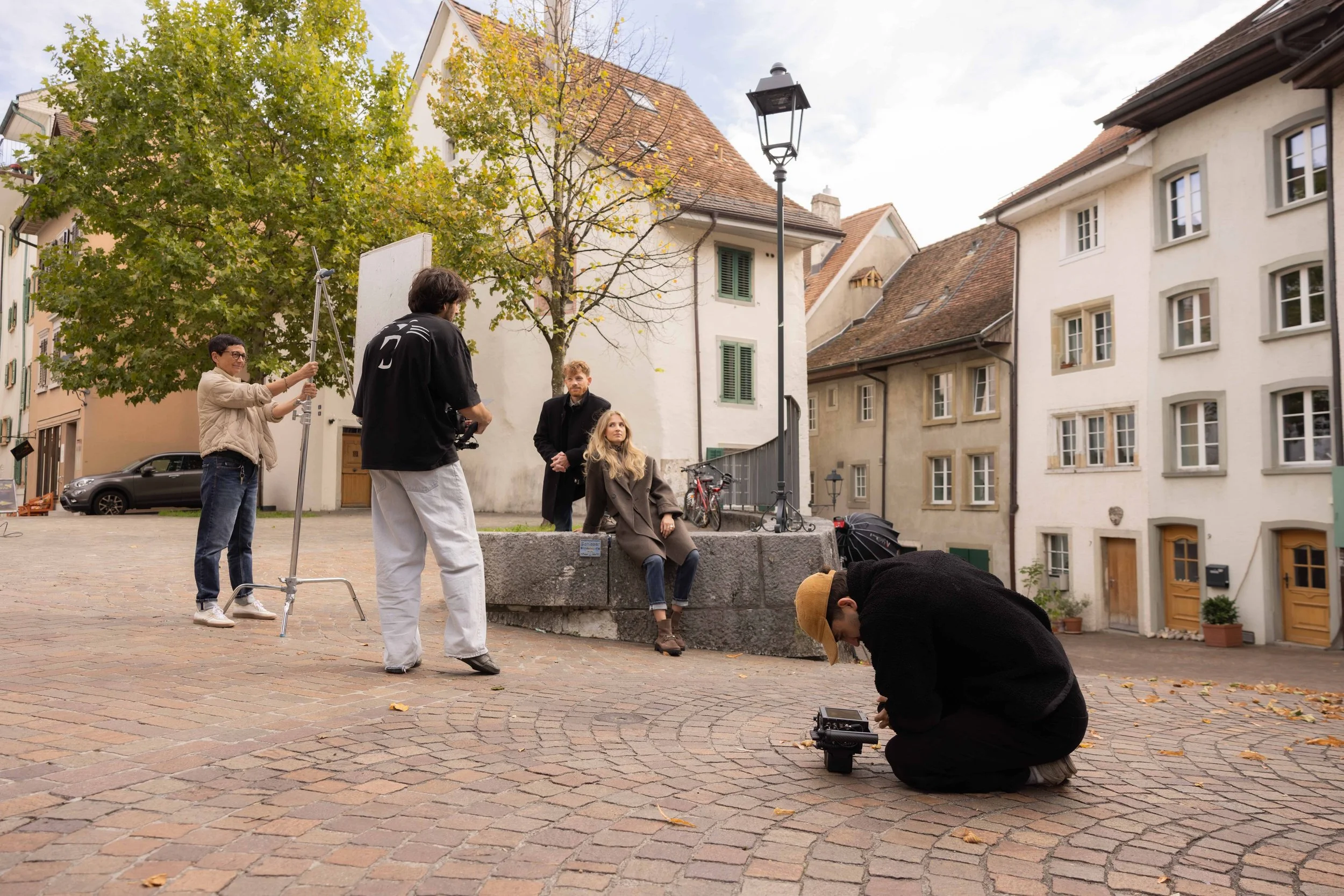 BTS beim Fotoshooting von Mode Bernheim | Herbst 2025