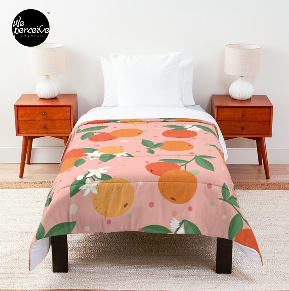 Fruity Spirit Collection Orange Garden in the Fresh Morning comforter.jpg