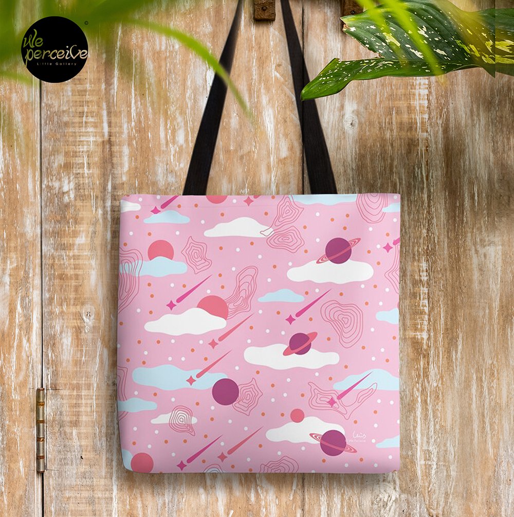 SURREALISM ART COLLECTION - Conceptual Movement of Universe Space Eternity in the Light Tote Bag