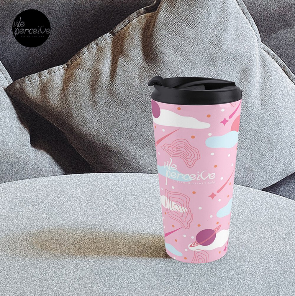 Surrealism Conceptual Movement of Universe Space Eternity in the Light travel mug.jpg