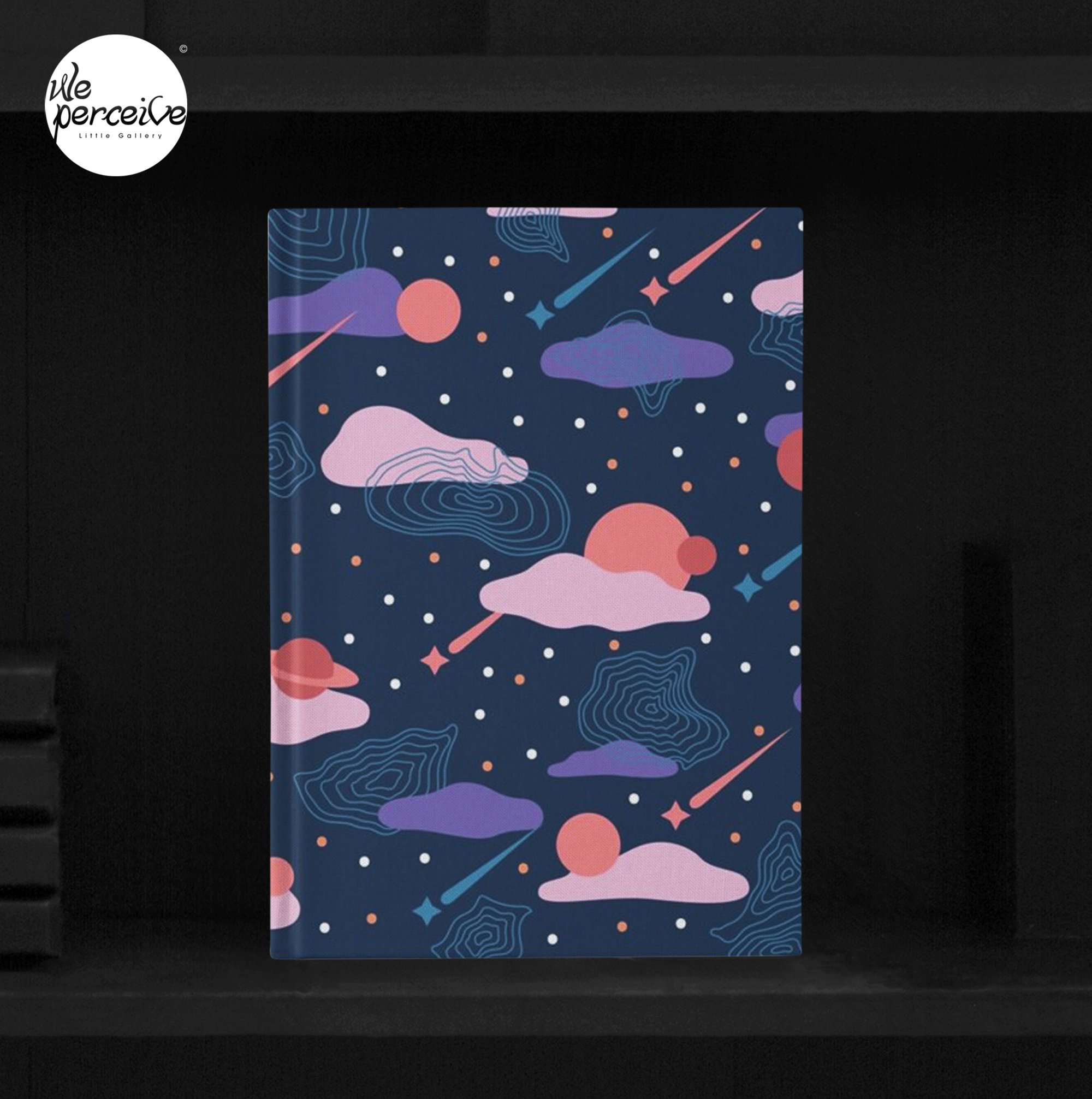 SURREALISM ART COLLECTION - Conceptual Movement of Universe Space Eternity Hardcover Journal