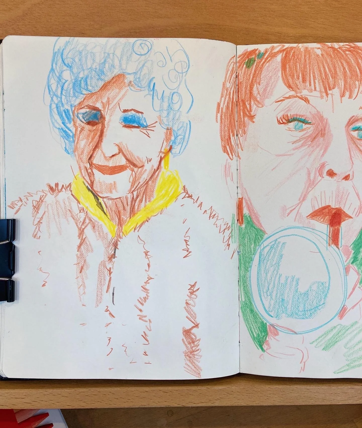 Illustrated colourful women by Helen Wallace