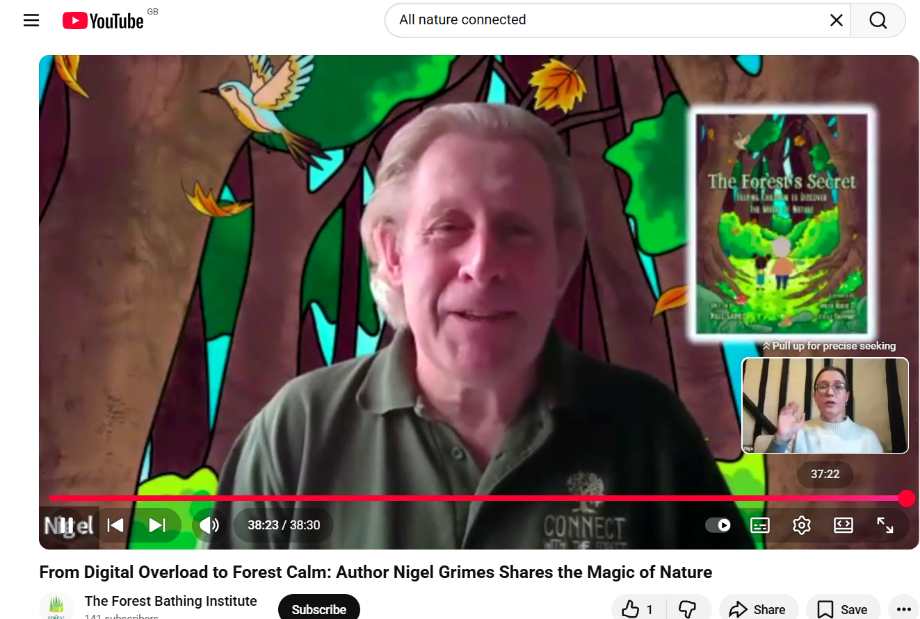 From Digital Overload to Forest Calm. I was delighted to be invited to talk about my Children’s Book, its purpose, my hopes and how the book came to be on TFBI’s All Nature Connected Podcast