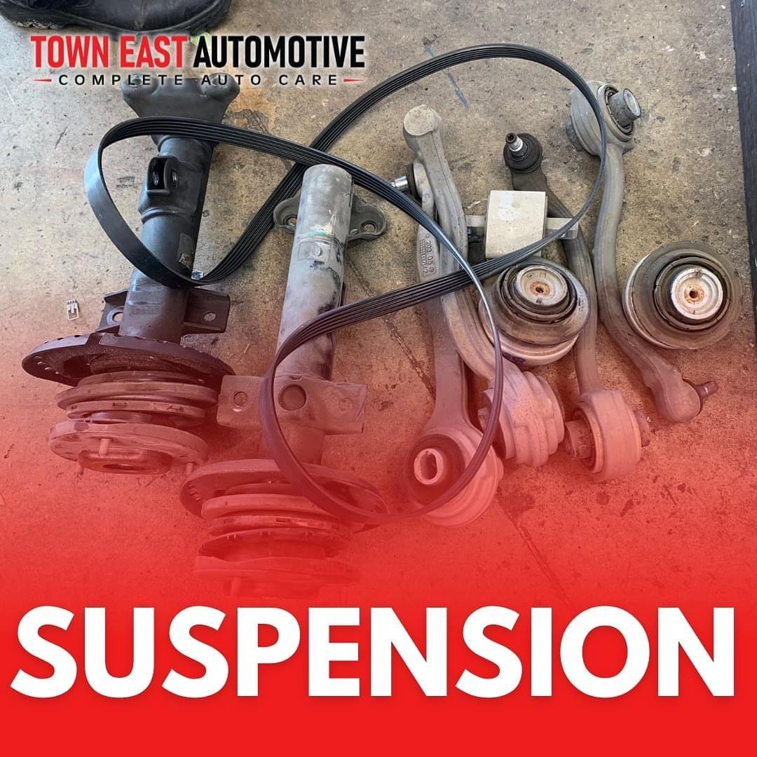 Feeling the bumps? Worn-out suspension can affect your car&rsquo;s handling and performance. Schedule a suspension check today!

☎️ (214) 484-7900
📍 2816 Town Centre Dr, Mesquite, TX 75150 
💻 towneastautomotive.com
.
.
.
#towneastautomotive #automo