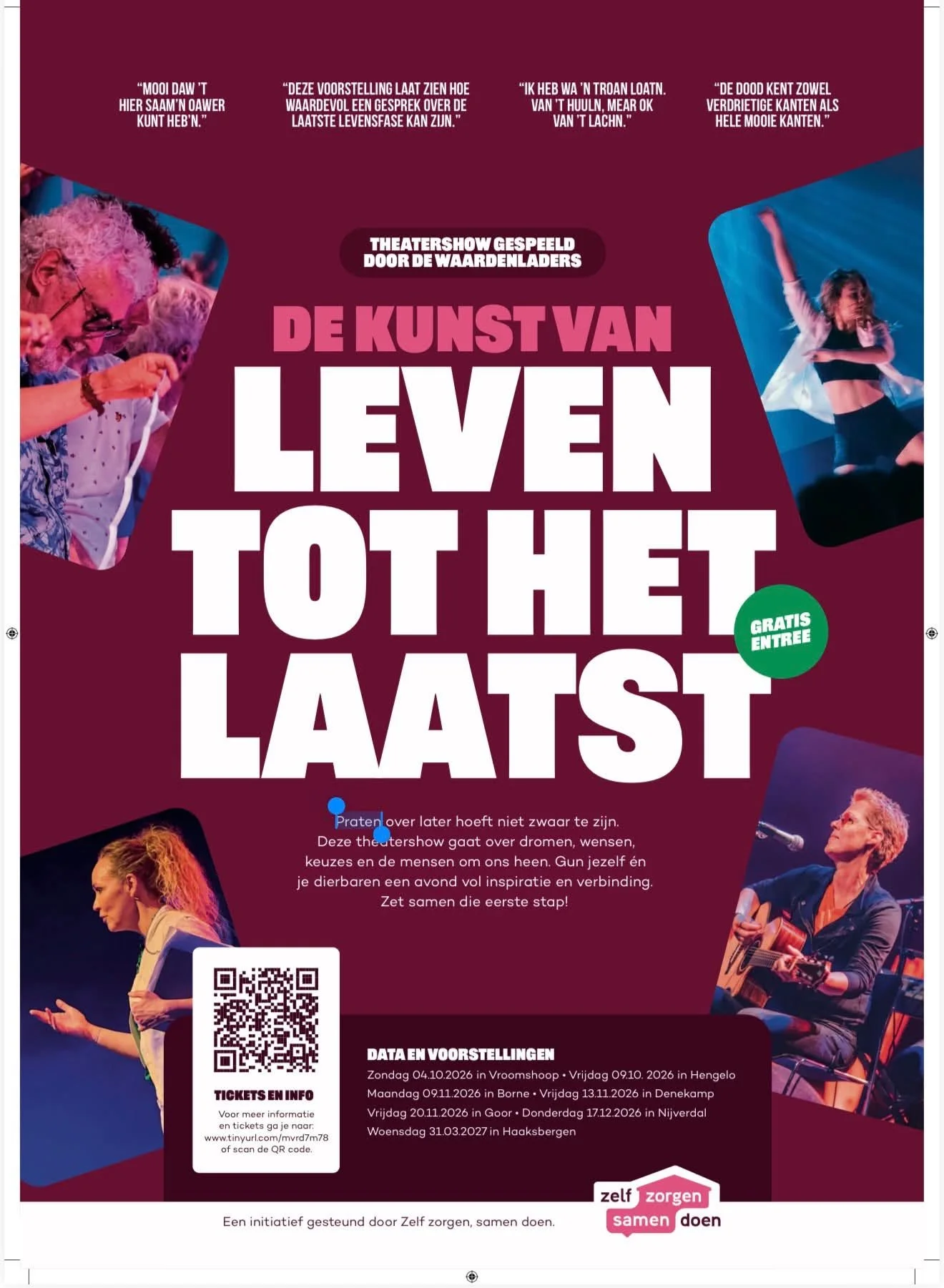 De kunst van leven tot het laatst — Vroomshoop