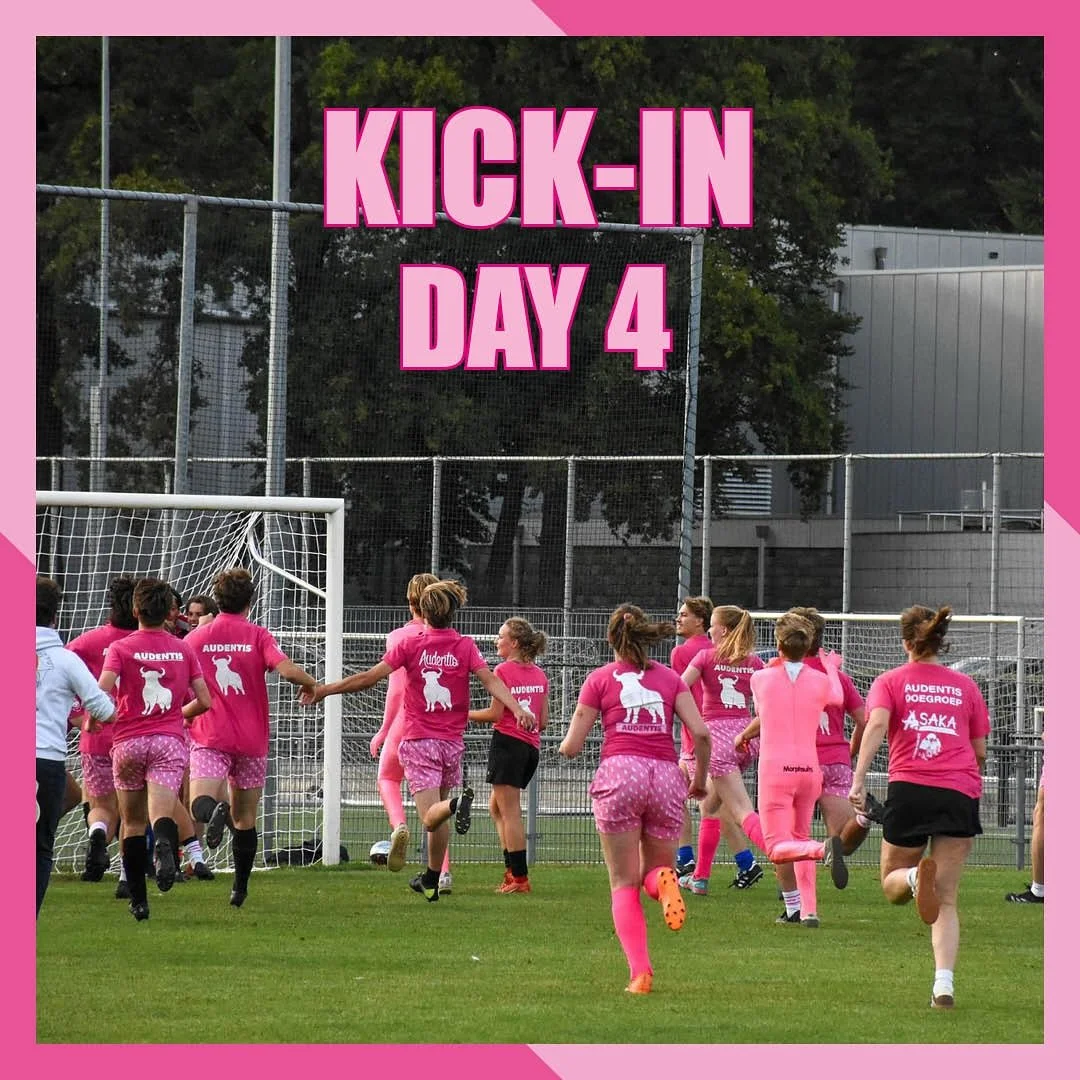 Throwback Kick-In Day 4
During the sports day we enjoyed an exciting match, after which Audentis took home the victory 🏅 During the traditional pub night we showed what a regular night out at the pub looks like and had fun with all the games!

🩷

T