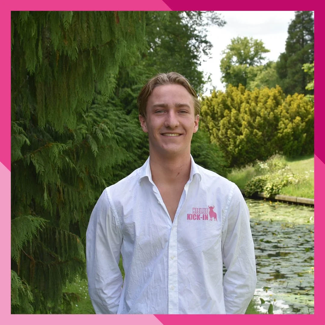 Hi!

I&rsquo;m Hielke, 19 years old, and this year I will be the Chair of the Kick-In committee. This means I am the main contact person within the committee, I keep an overview of everything, and I make sure the planning stays on track. I also lead 