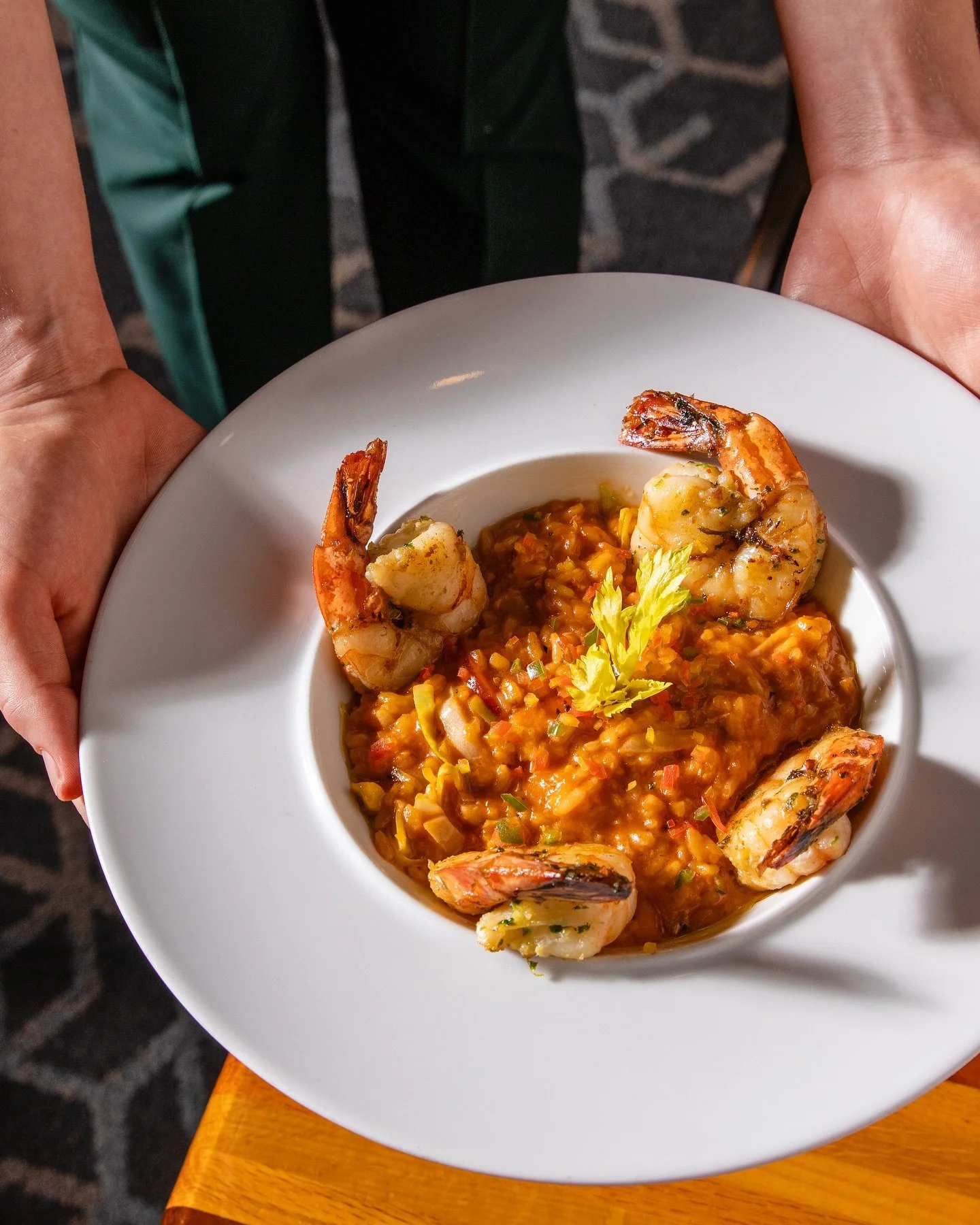 Introducing our latest Chef&rsquo;s Feature: Pepper Coulis Risotto featuring Rich, creamy arborio rice infused with bright pepper coulis and topped with perfectly marinated tiger shrimp.

Available now for a limited time while supplies last.

Tap the