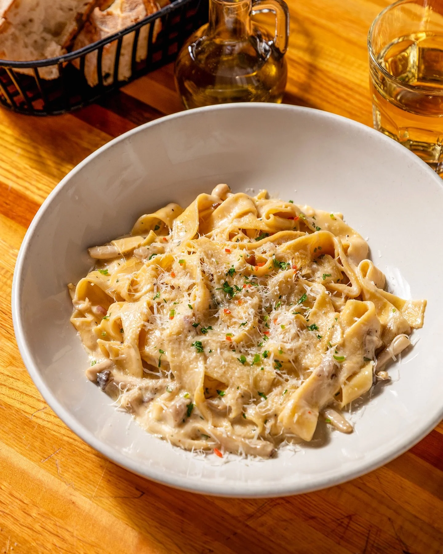 Ann Arbor Restaurant Week starts today!

Fresh pappardelle. Rich taleggio cream. Mushrooms. This is comfort done right. Available on both our lunch and dinner prix fixe menus.

Join us for a creative, seasonal celebration of the Mediterranean.

Lunch