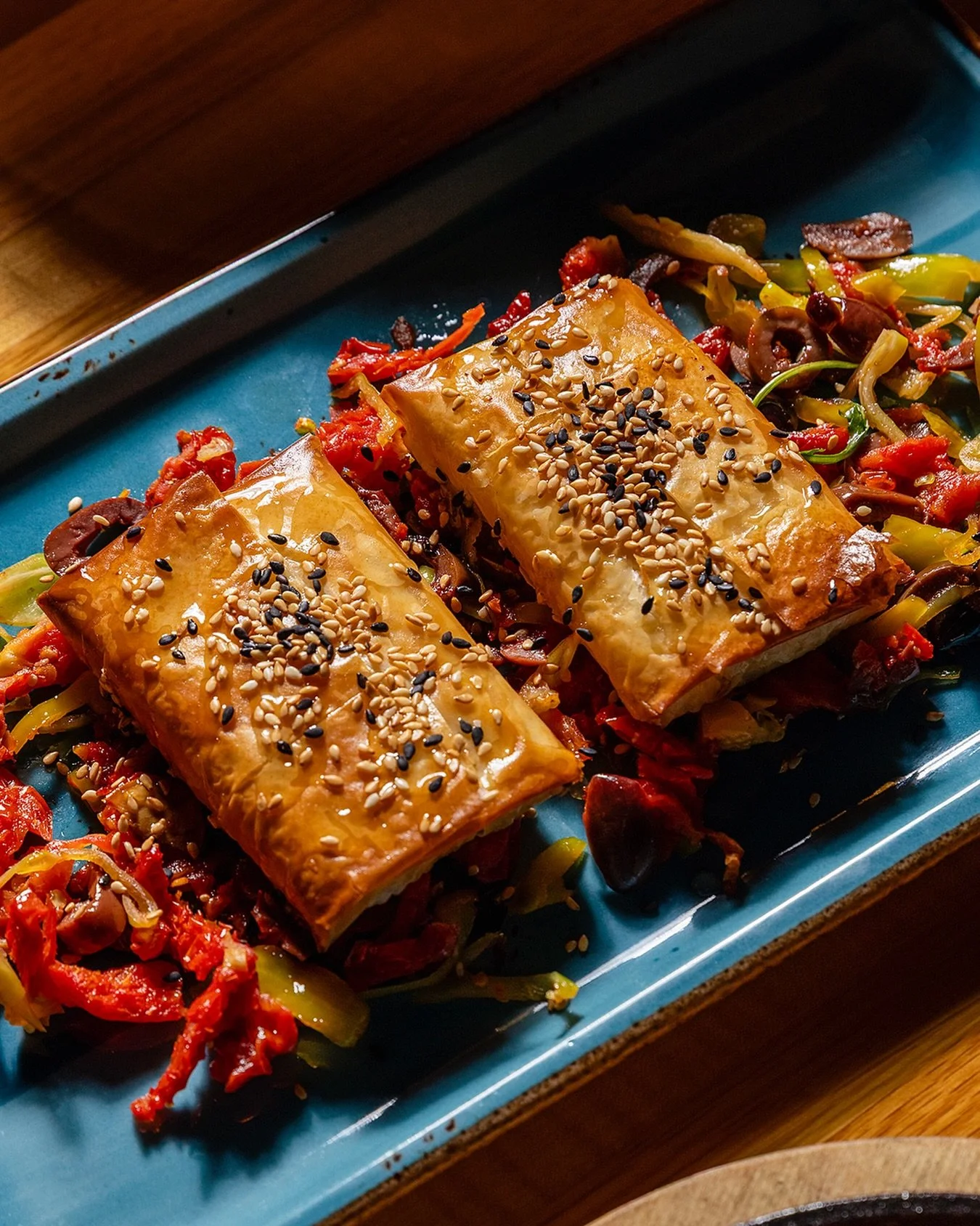 This is not a drill!!! Baked feta&rsquo;s back and BETTER THAN EVER!

BAKED FETA michigan honey . sesame seeds . olives . piparras . sun-dried tomato

Chef Ra&uacute;l Cob&rsquo;s take on a Mediterrano classic. Creamy, warm feta drizzled with local h