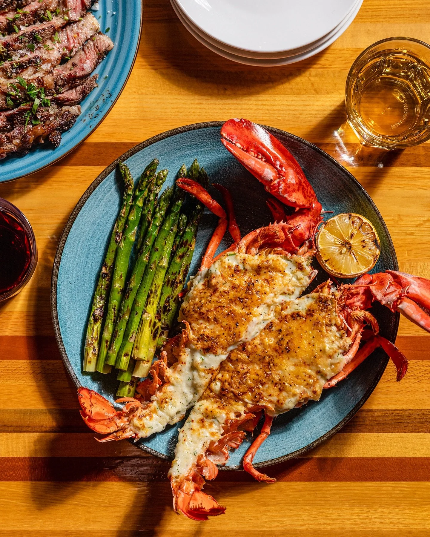 Valentine&rsquo;s Day at Mediterrano. Chef Ra&uacute;l Cob is pulling out all the stops.

Lobster Thermidor with bechamel, parmigiano reggiano, and asparagus. A 24 oz bone-in Chuleton ribeye for two. Truffle Ravioli with fresh black truffle, taleggio