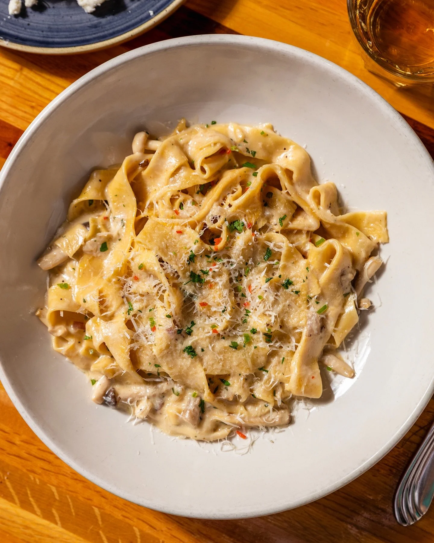 This is your cozy lunch call.

TALEGGIO PAPPARDELLE
taleggio cream sauce . Stoney Creek mushrooms . fresh pappardelle

Warm, creamy, and exactly what a cold afternoon needs. 

Tap the link in our bio to view our menus, make reservations, and more.

?
