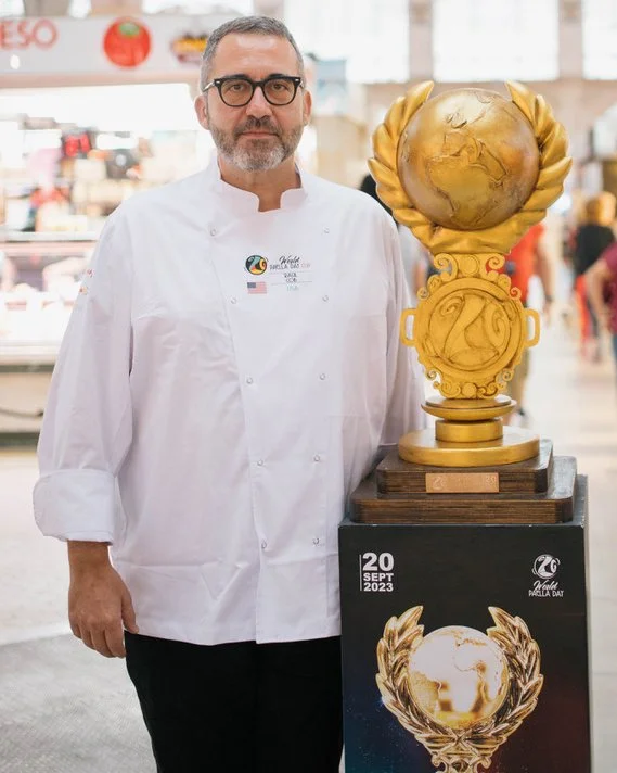 Mark your calendar. On Saturday, May 16th, Executive Chef Ra&uacute;l Cob is taking over our patio for a hands on Paella Masterclass.

Ra&uacute;l is a true paella master. He grew up in Valencia, the birthplace of the dish, and competed as a finalist