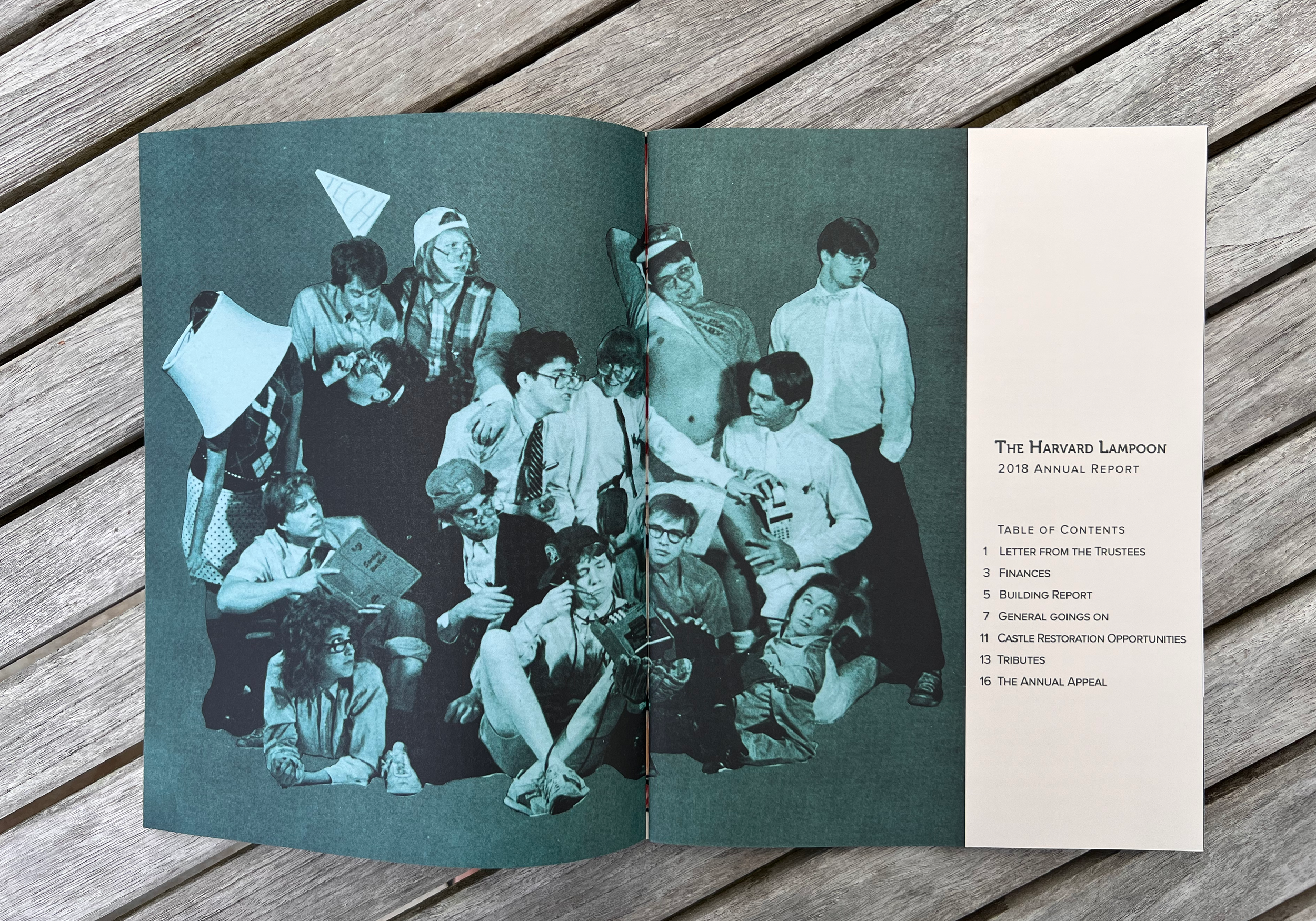 Each era was reflected in the style of its group portrait.