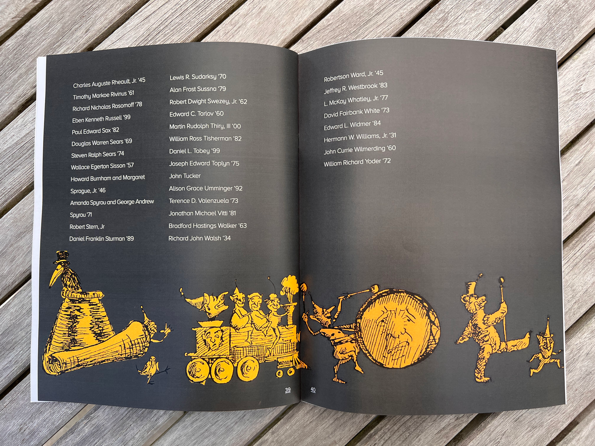 The Annual Reports focused on giving and those that gave were celebrated.