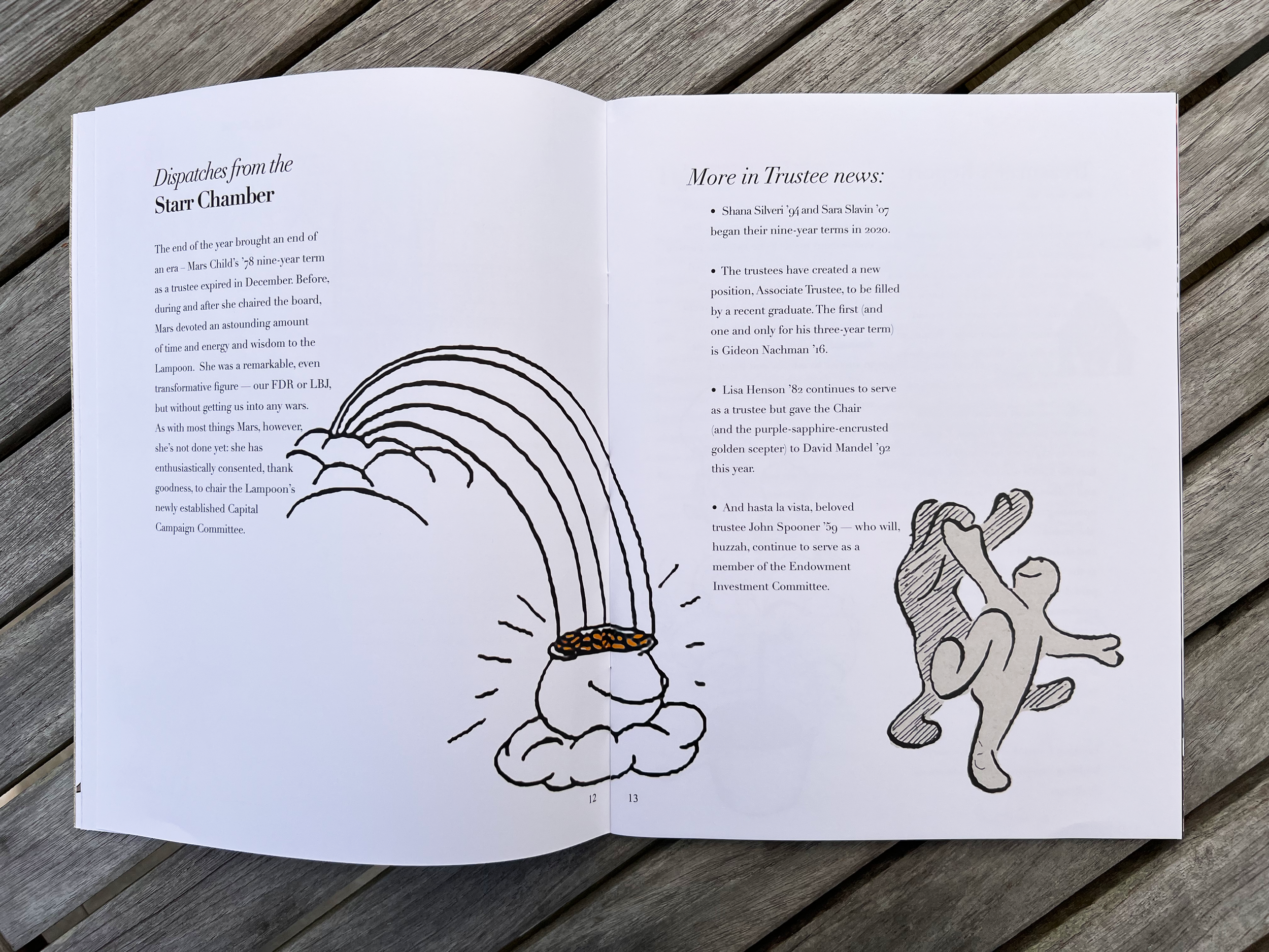 Many times illustration styles were mixed together that somehow worked together.