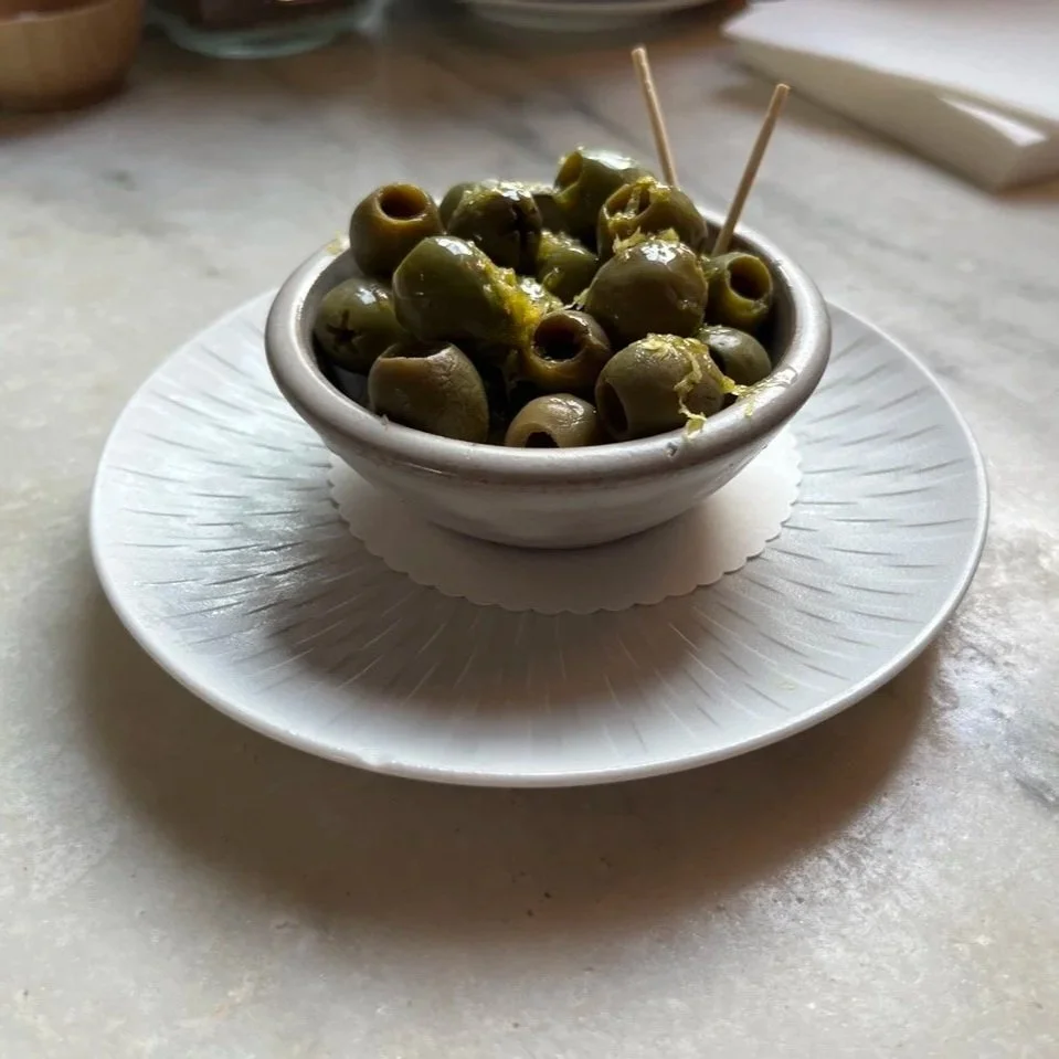 Olives w/ Lemon Zest & EVOO