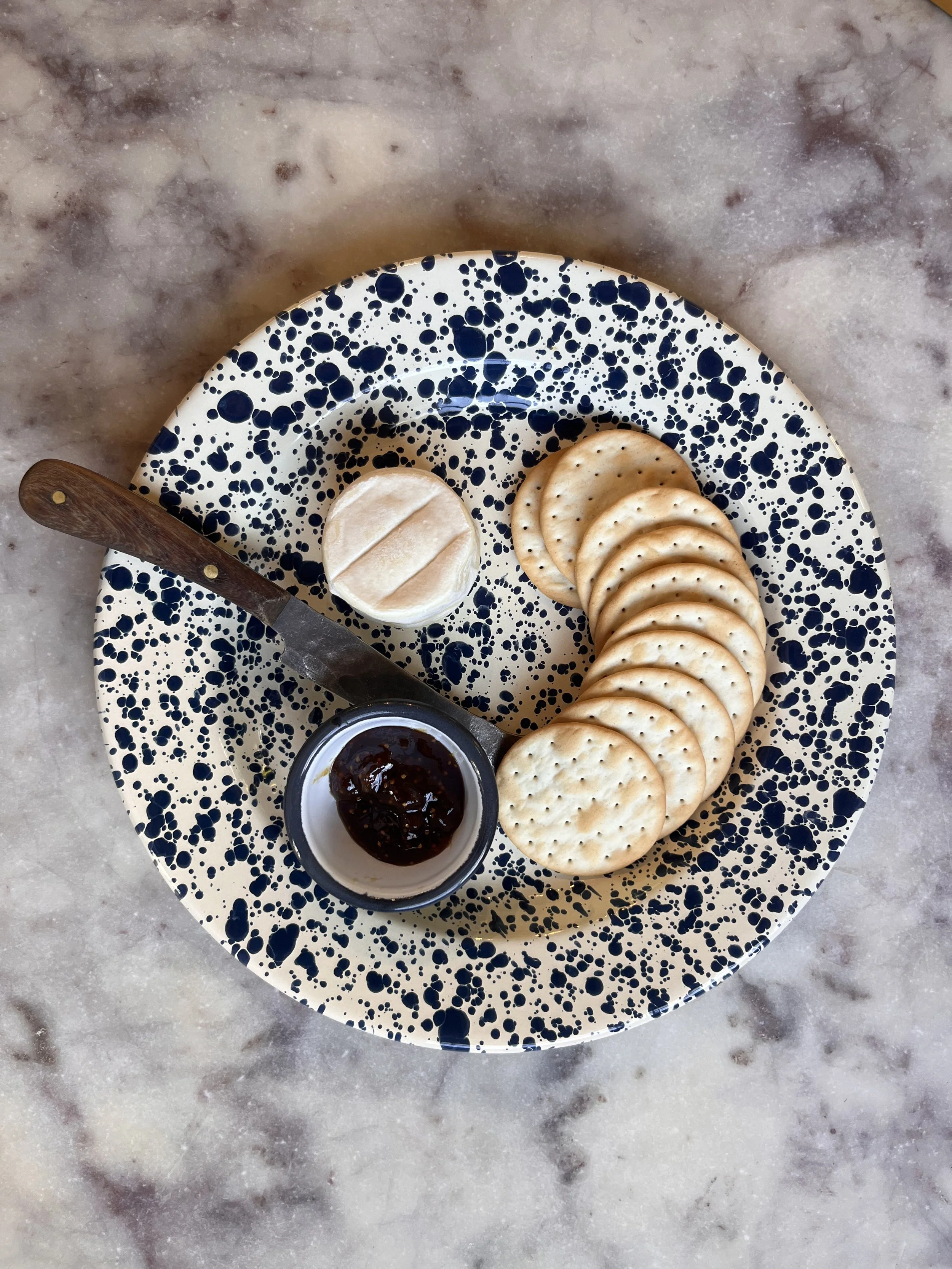 Individual Cheese: served w/ jam & crackers