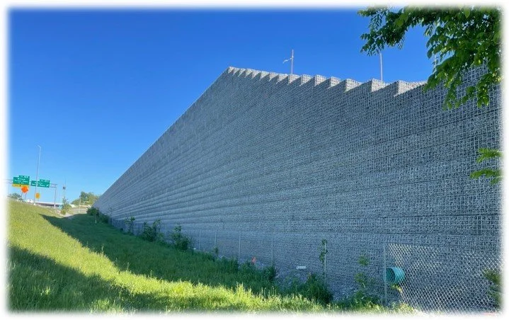 MSE WELDED WIRE FORM RETAINING WALL