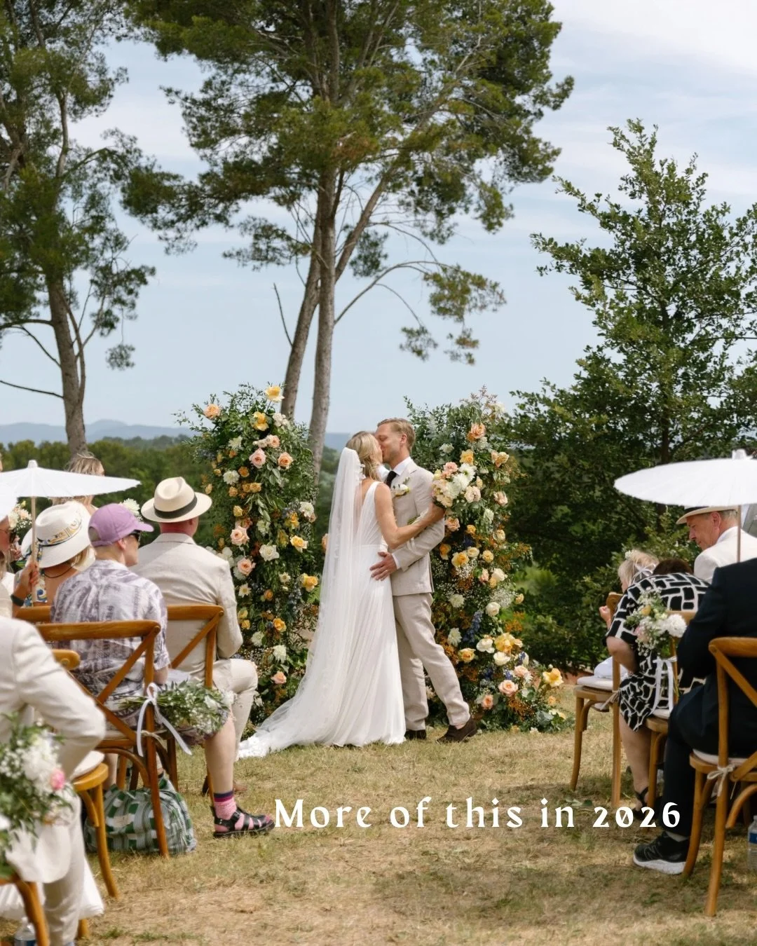 More real moments.
More laughter, more dancing, more hugs that last a little longer.

More beautiful places, meaningful celebrations, and people I genuinely love working with.

If 2026 looks like this, I&rsquo;ll be very happy.

#southoffrancewedding