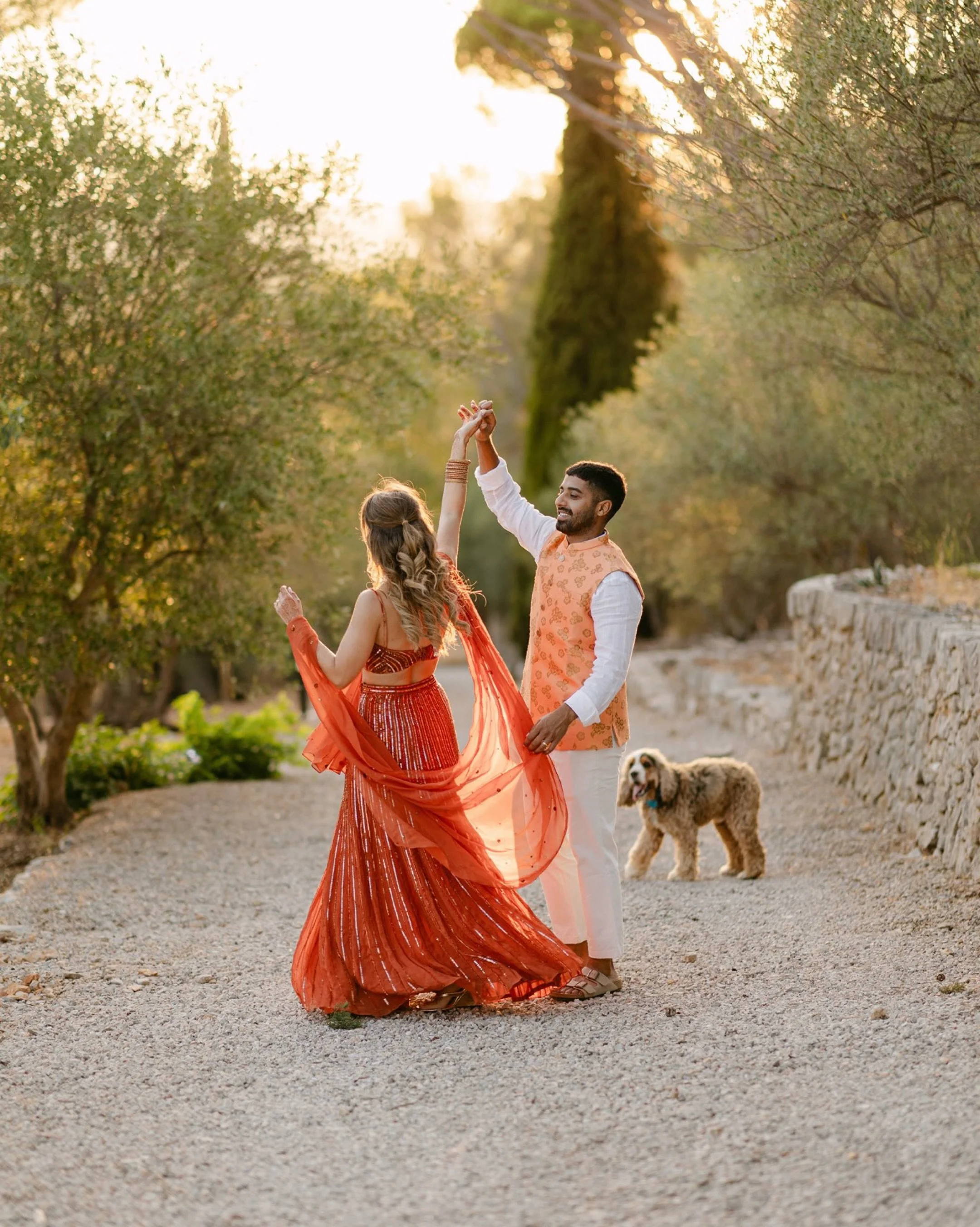 Absolutely stunning welcome party for Ella and Sachin with the iconic Proven&ccedil;al light. 

This very special wedding is such a highlight of my whole year. A pinch me moment to get to witness and capture this vibrant and full of life celebration 