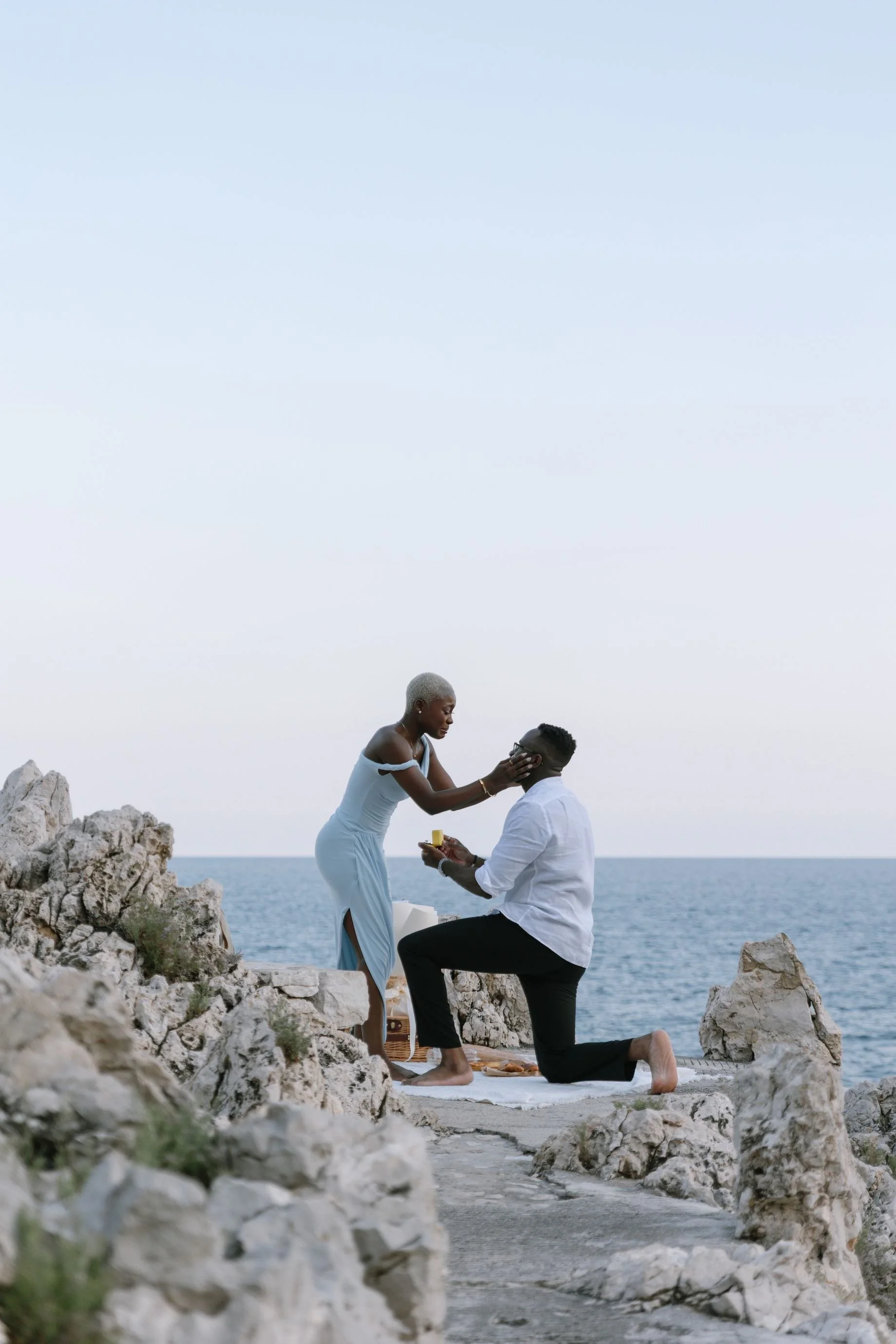 Romantic Proposal on Cap de Nice