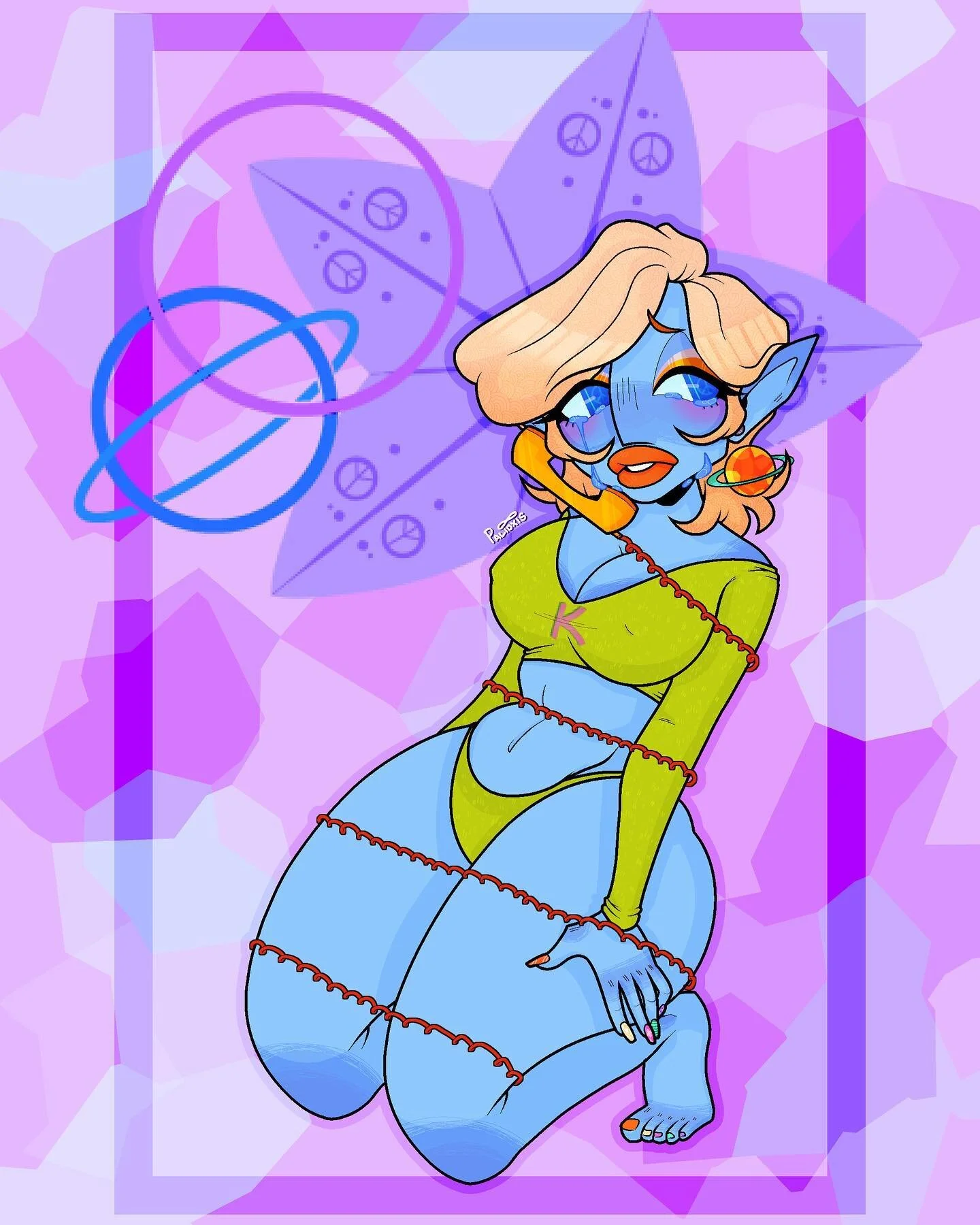 bro stop hurting his feelings ☎️‼️
&mdash;�&mdash;
i kind of hate all my ocs, and i love and adore all of @zorrinos ocs so this dtiys came around at the perfect time!! kali my beloved 🧿🍭💜
&mdash;�&mdash;
#oc #ocs #originalartwork #originalcharacte