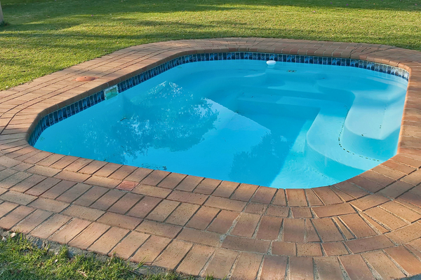 A quaint cocktail pool perfect for entertaining.