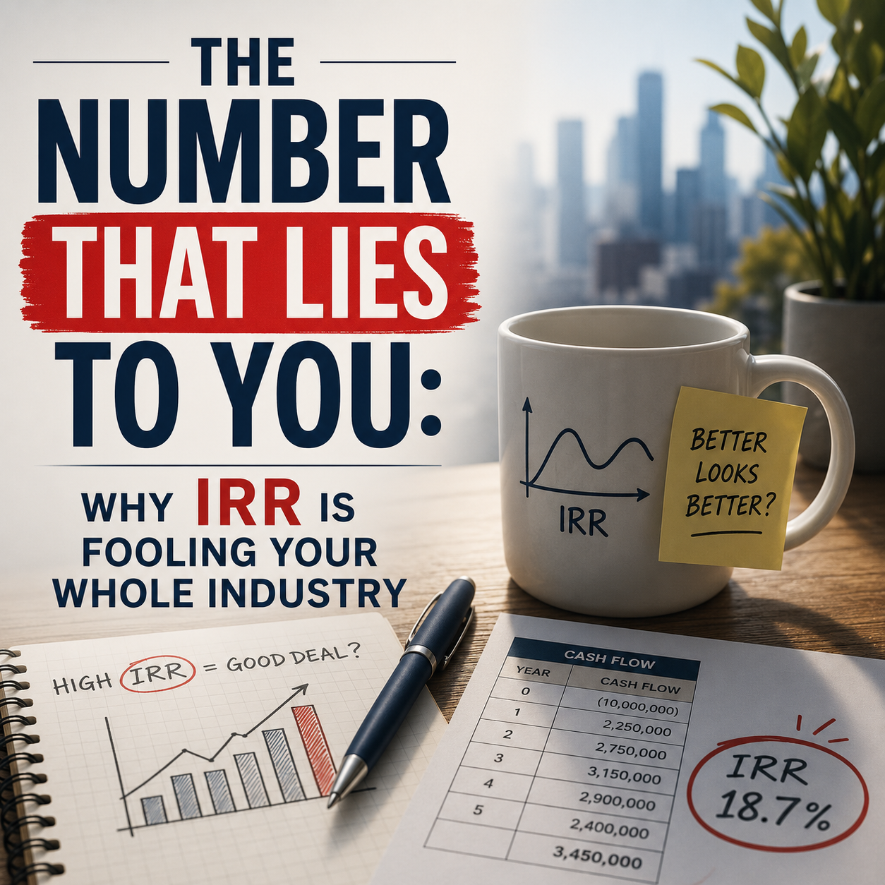 The Number That Lies to You: Why IRR Is Fooling Your Whole Industry