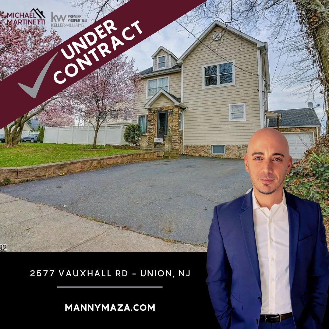 ✔️under contract for this Union home! Particularly excited to get this to the closing table! 

Call or text me to help you find your dream home in this low inventory market!
(732) 306-7350