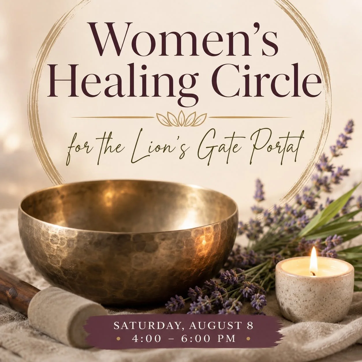 Lion’s Gate Portal - Women’s Healing Circle